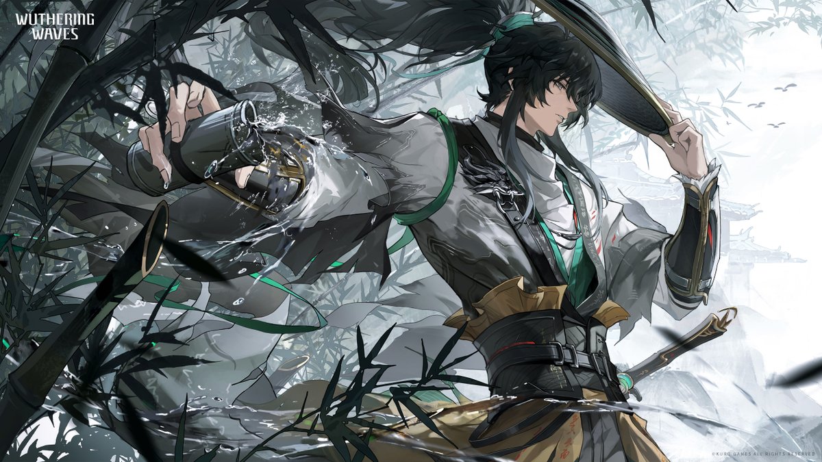Cleaned 4k Qiuyuan Promo Wallpaper!! How did everyone's pulls go? Gdrive 02 Character Art: #wuwa #WutheringWaves #Qiuyuan