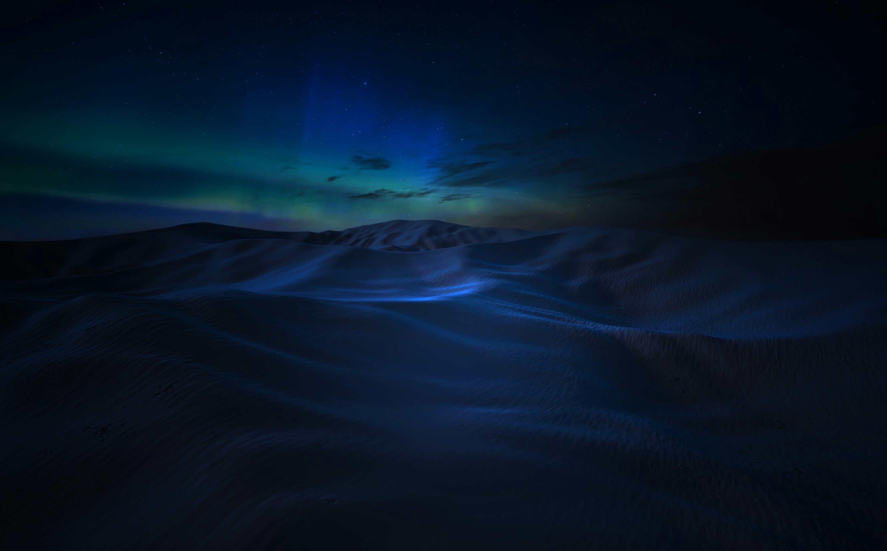 A dark sky with clouds photo