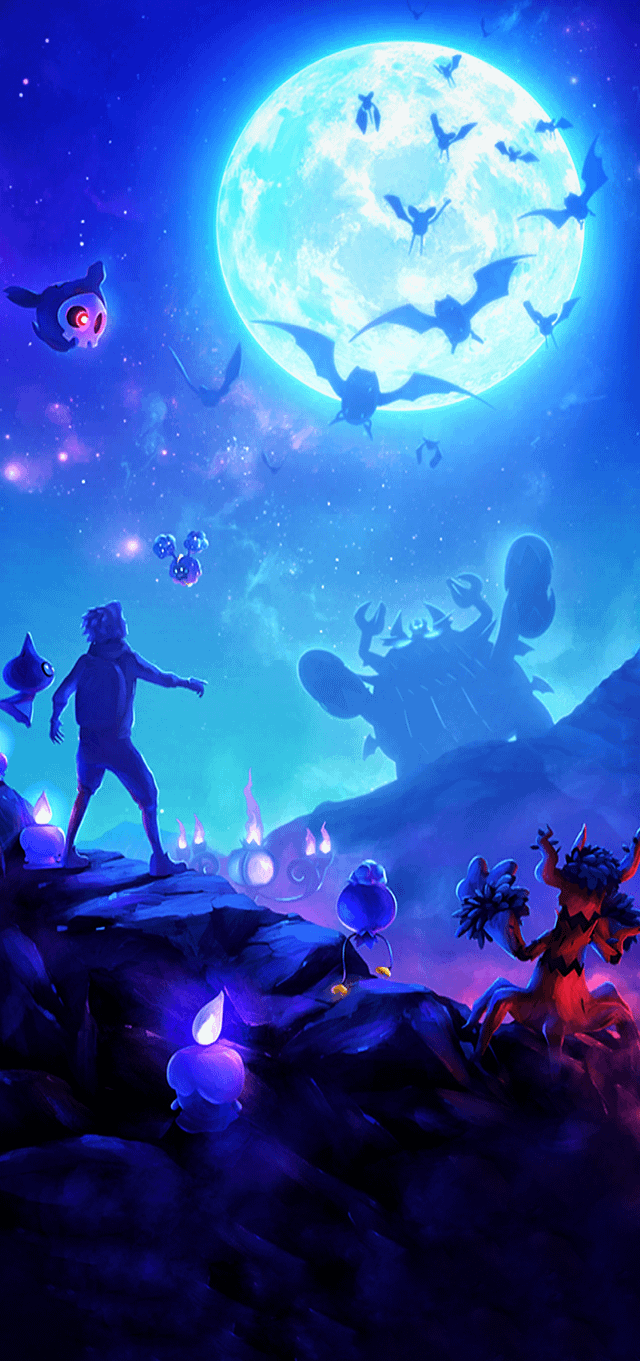 New Pokémon Go Spooky Mobile Wallpaper