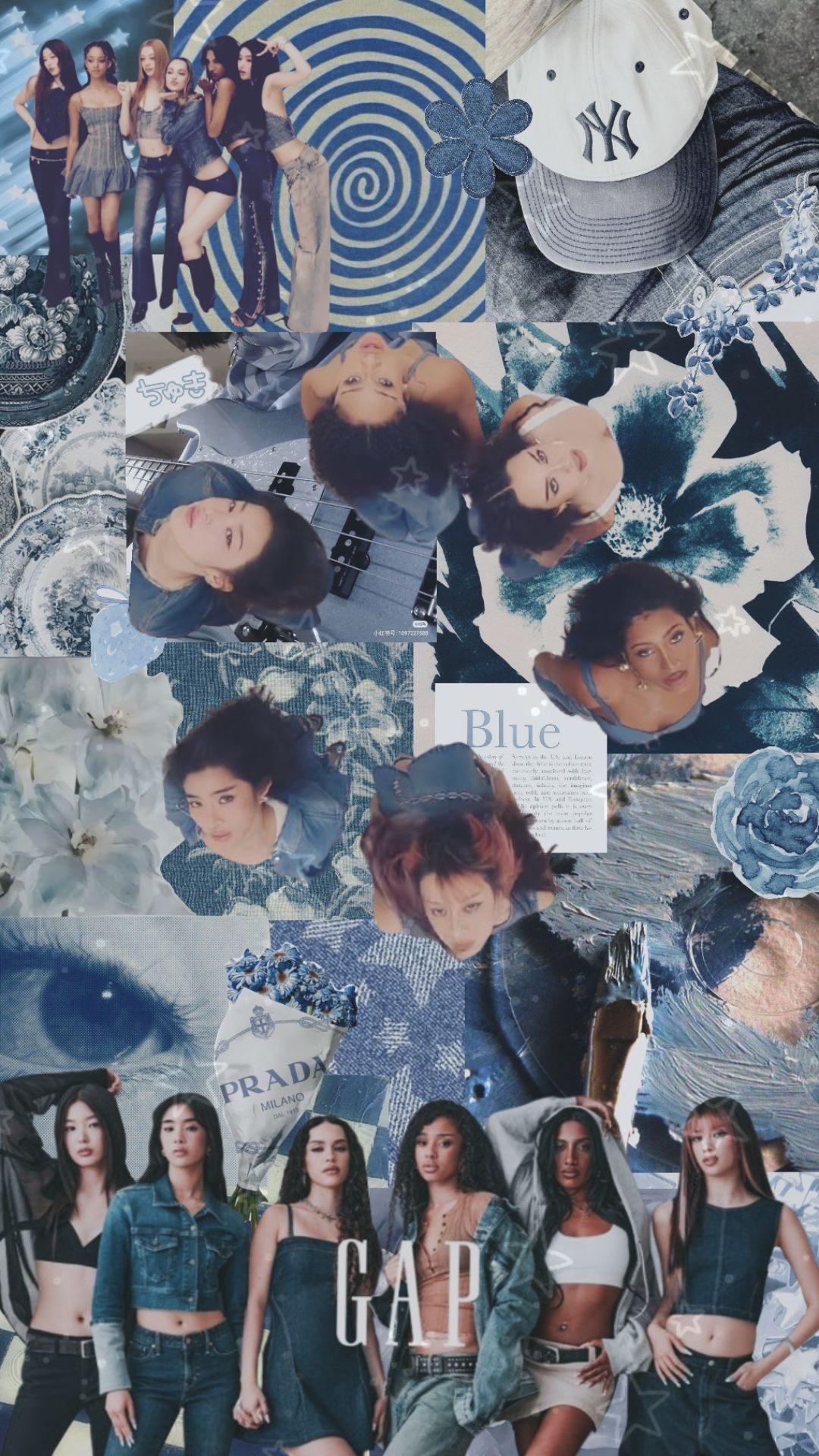 Katseye GAP ad Wallpaper! (just a break from KPDH content! and requests are open!!<3) #katseye #katseyemegan #katseyedaniela #katseyemanon #katseyeyoonchae #katseyelara #katseyesophia #katseyegap #blue #denim