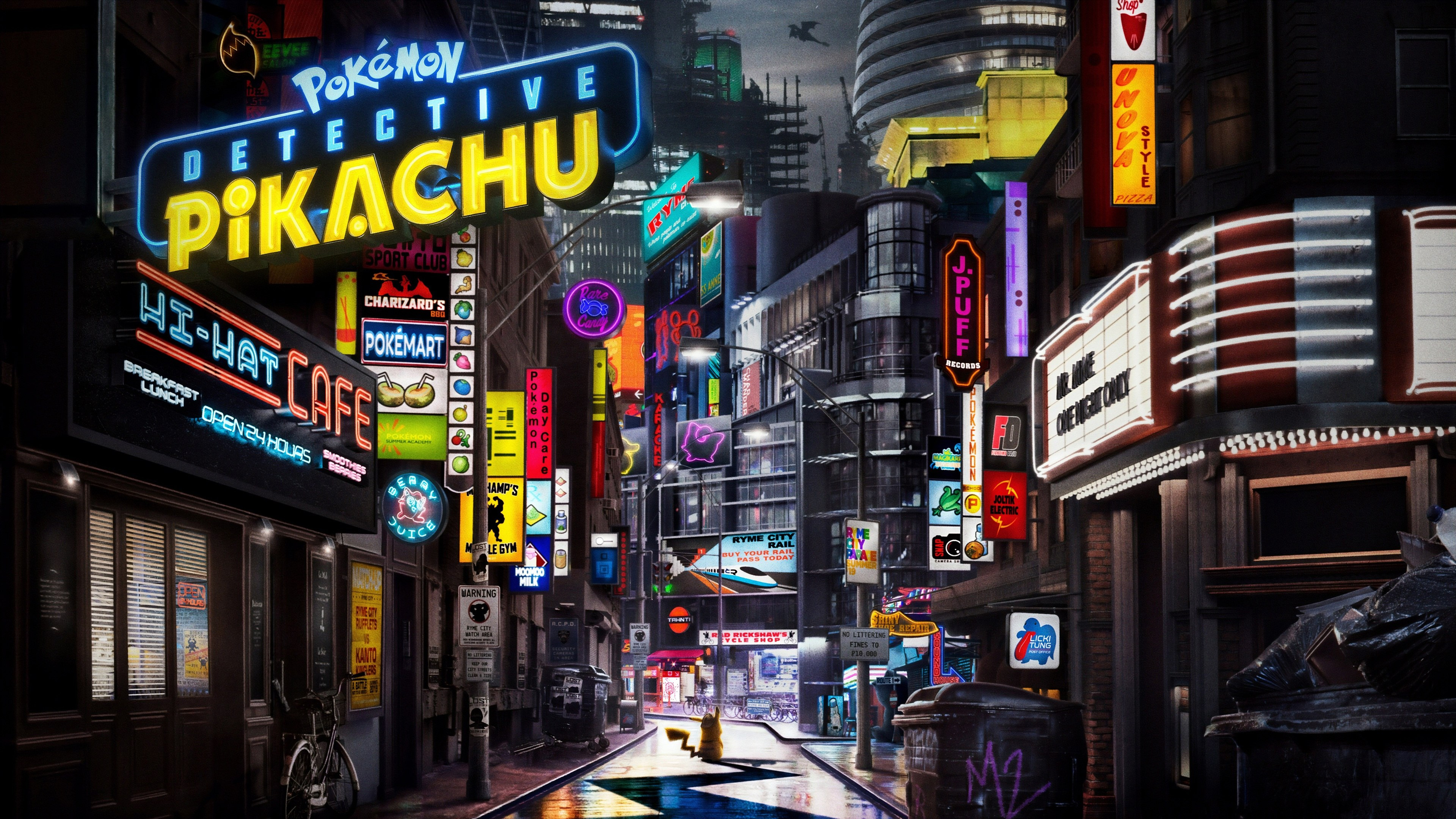 4K Pokemon Detective Pikachu In City Wallpaper 39578