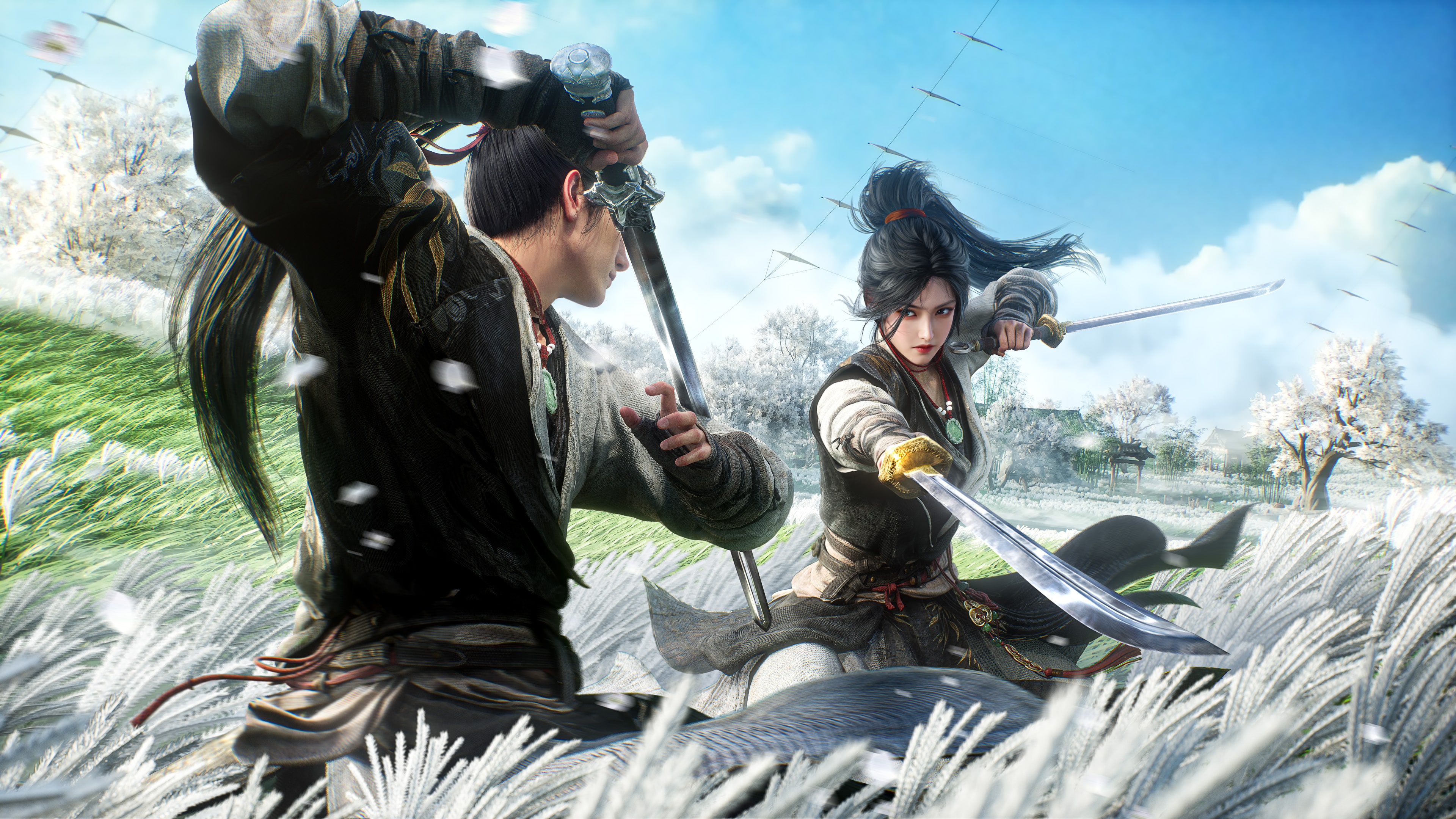 Where Winds Meet Wallpaper 4K, Online games, PlayStation 5