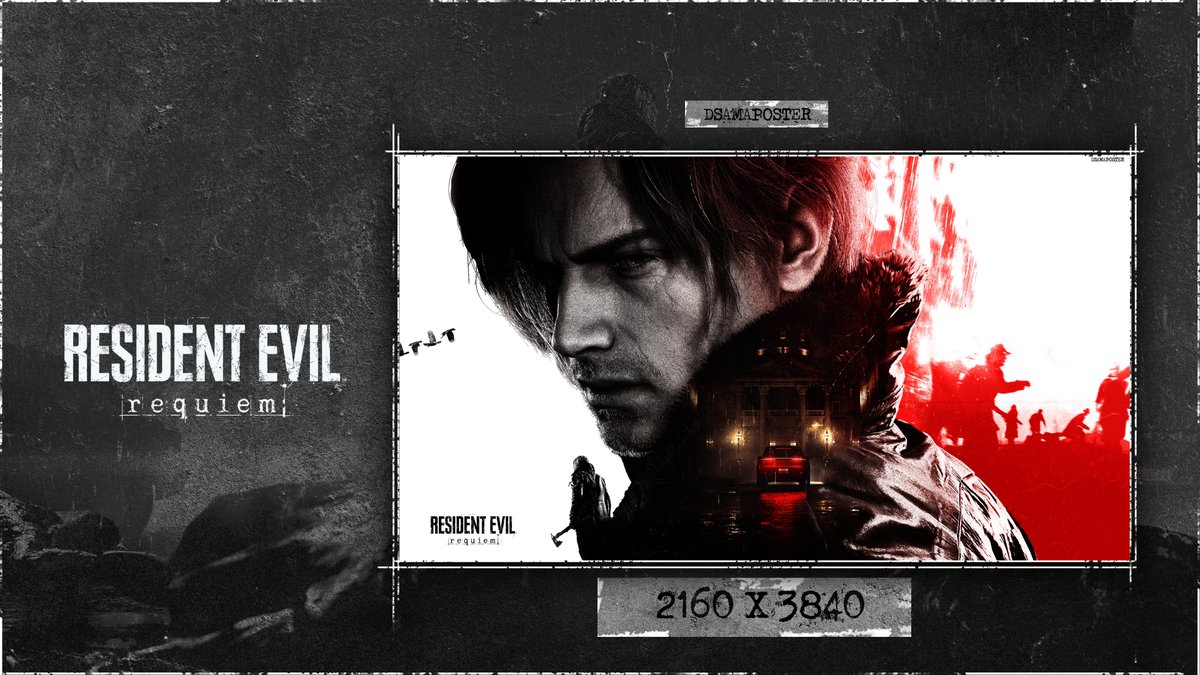 Resident evil requiem) Leon s kennedy Desktop wallpaper 4k
