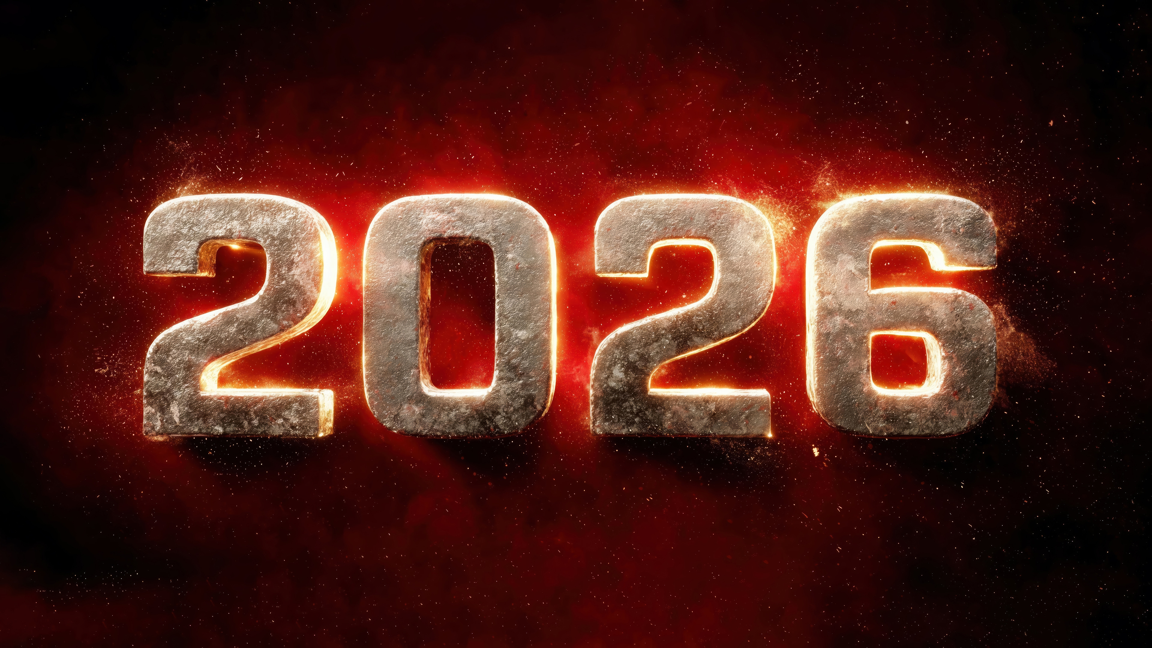 2026 New Year Wallpaper 4K HD PC