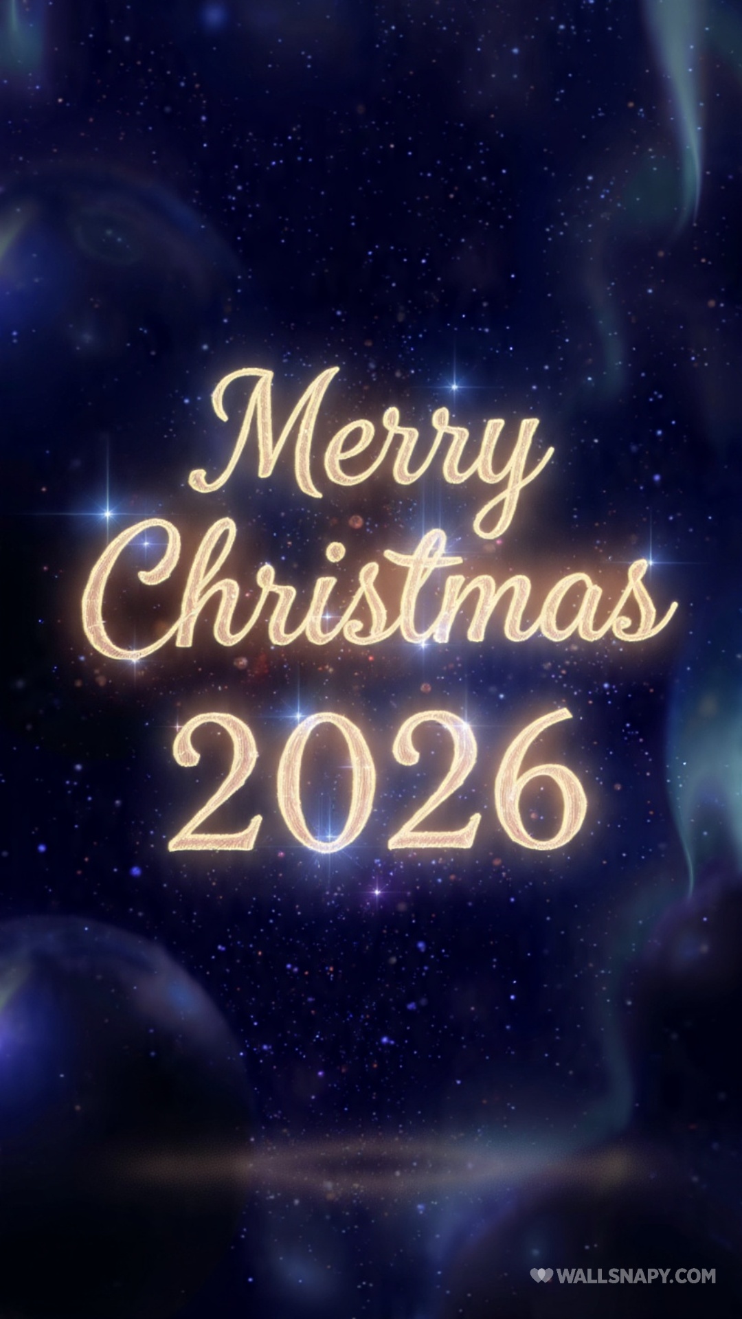 Magical glow christmas 2026 light particles 4k wallpaper