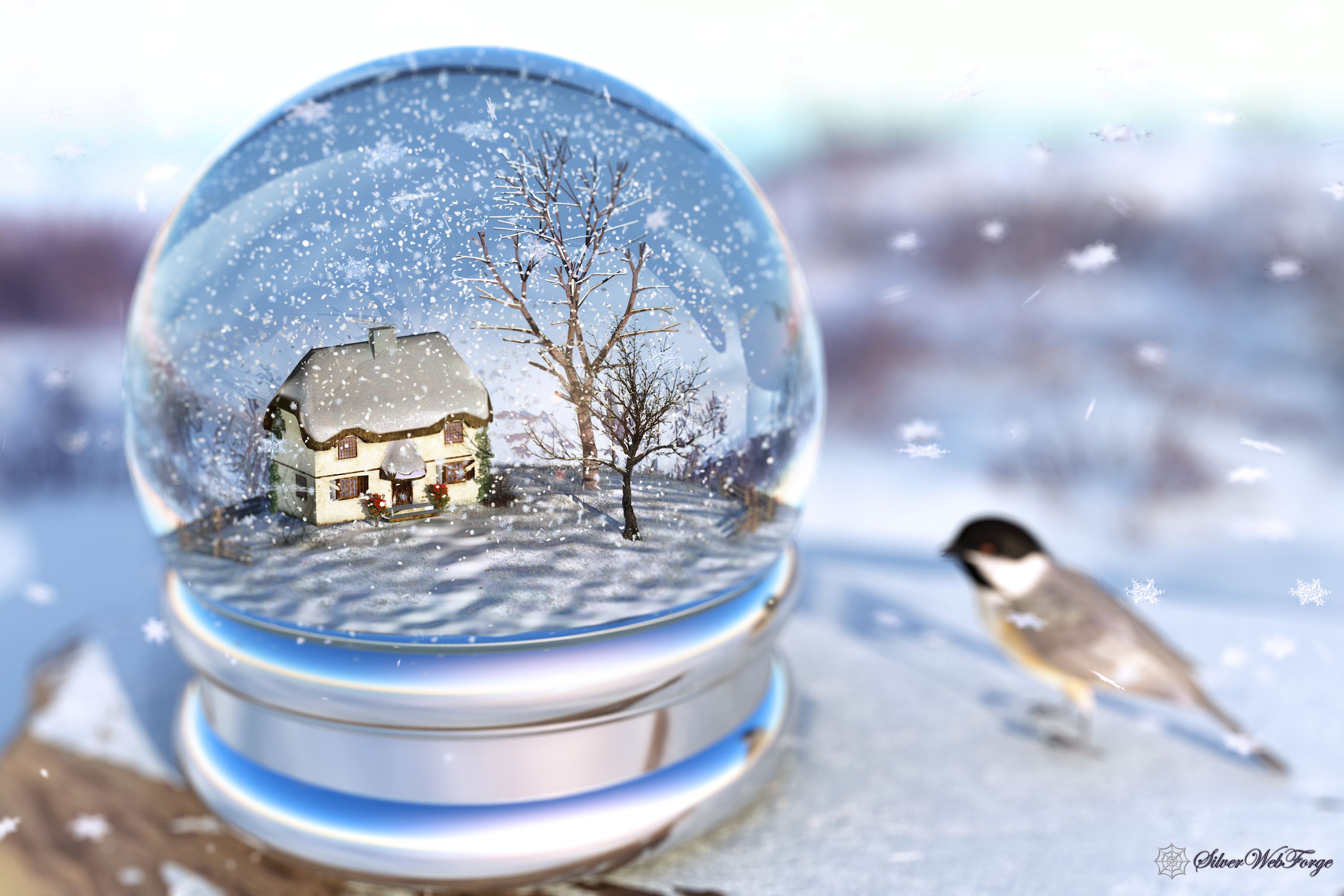 Winter Snow Globe Wallpapers - Wallpaper Cave