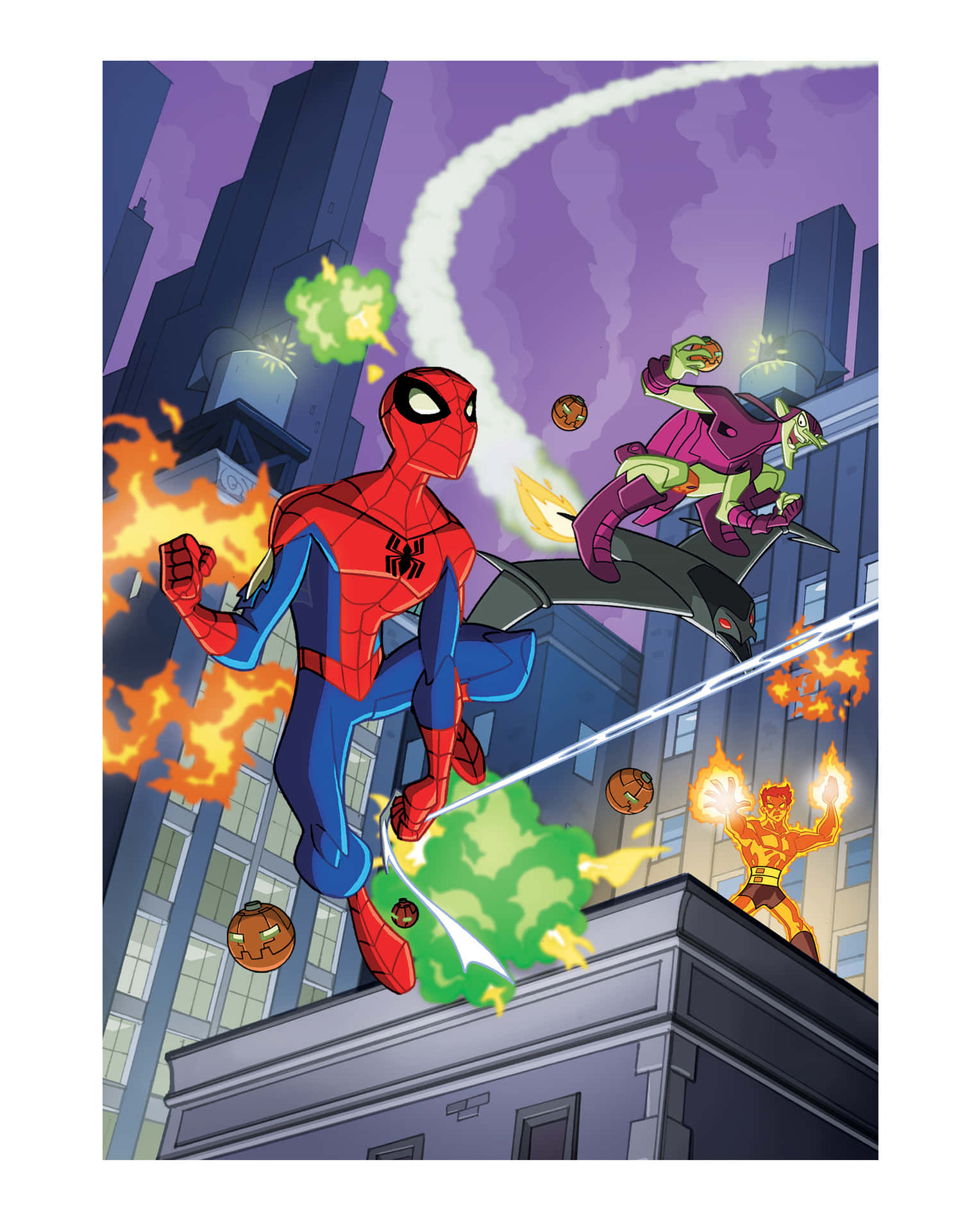 Download The Spectacular Spider Man Enemies Wallpaper