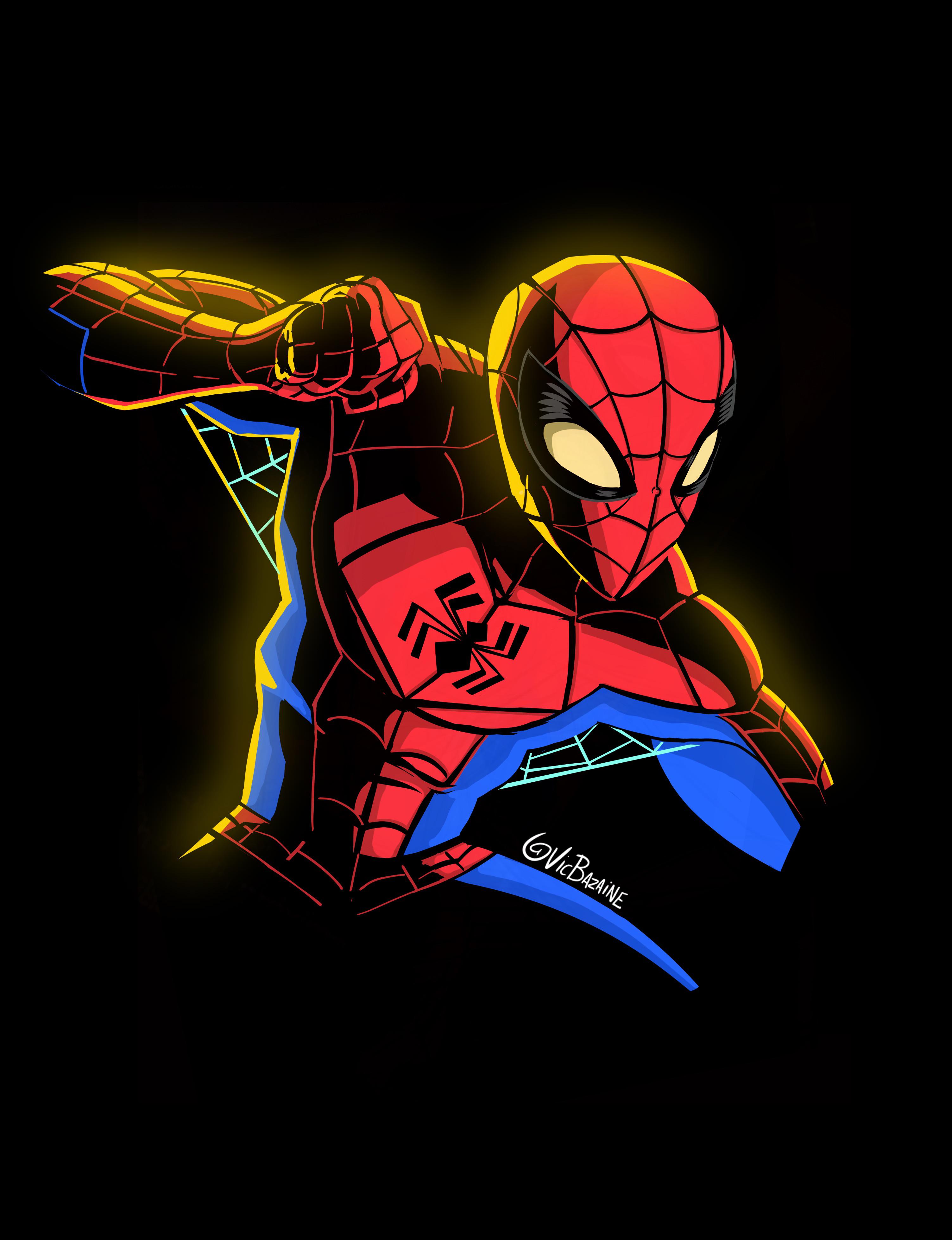 Drawing A Daily Spider Man DAY 2: SPECTACULAR SPIDER MAN