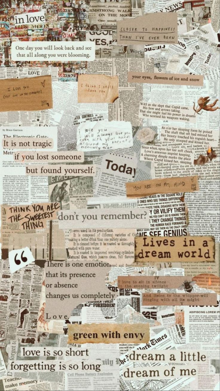 Vintage Newspaper Wallpaper