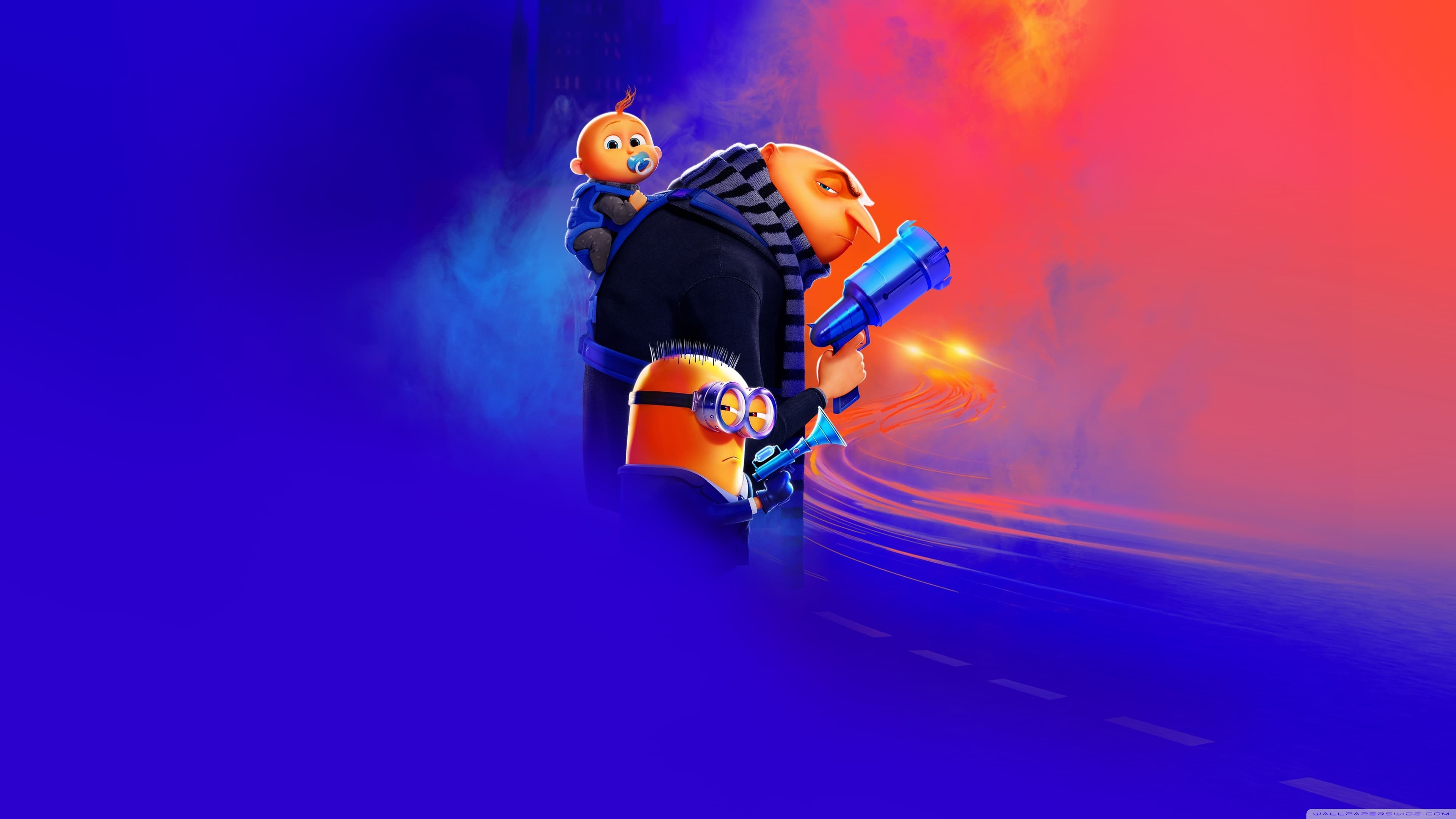 Despicable Me 4 Animated Movie 4K UHD Wallpaper for UltraHD Desktop and TV, Widescreen and UltraWide Display, Dual Monitor, Smartphone and Tablet Devices