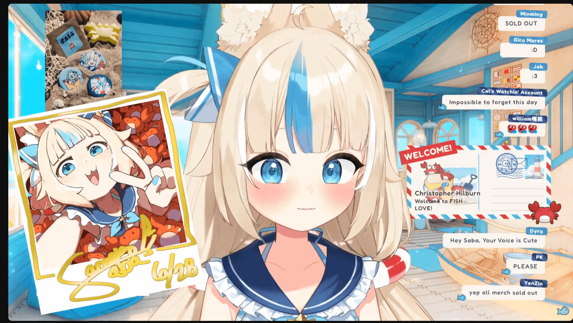 there she is. Sameko Saba!