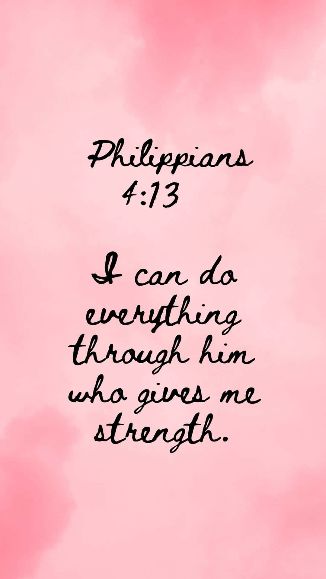 Pink Bible Verse Wallpaper