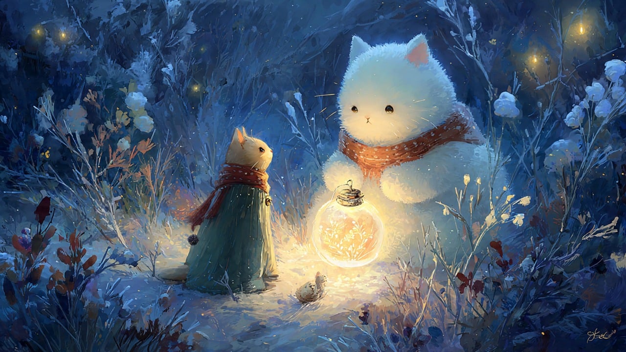 Download Winter Animal Forest. Royalty Free Stock Illustration Image