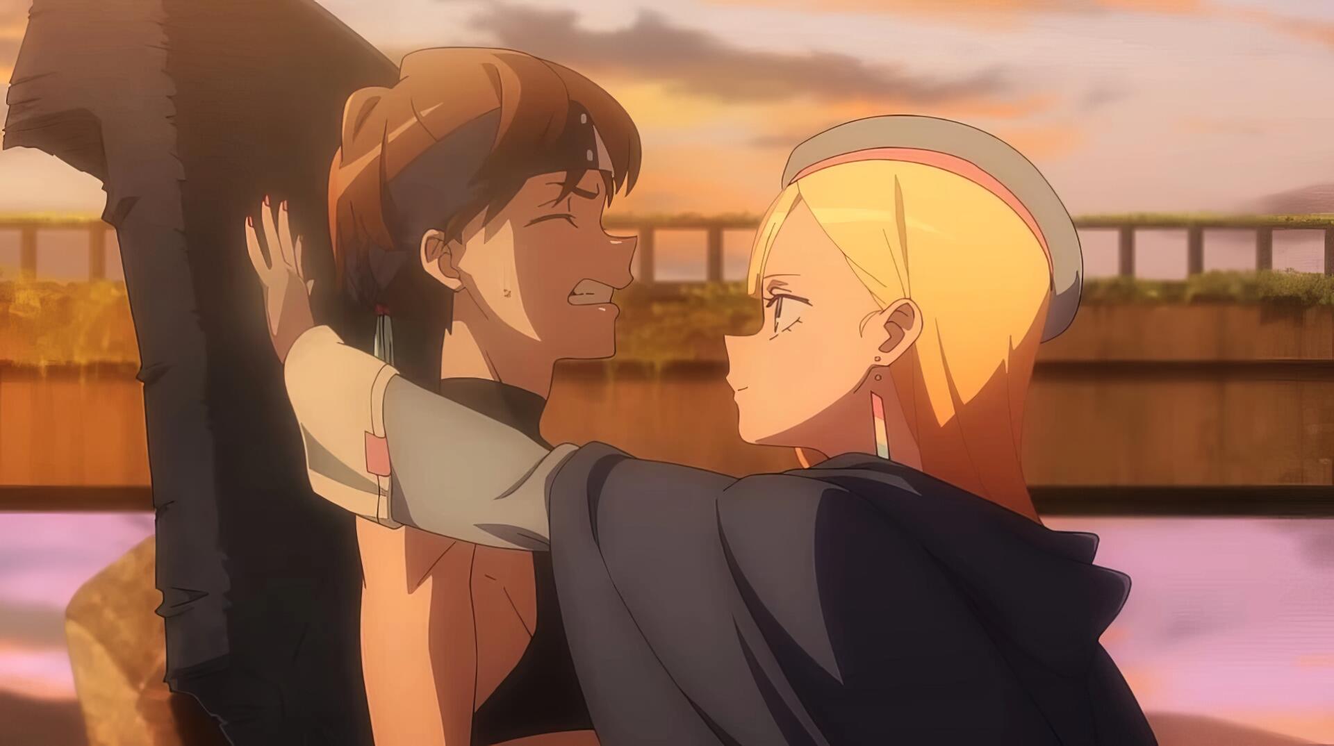 Dusk Beyond the End: HD Anime Embrace