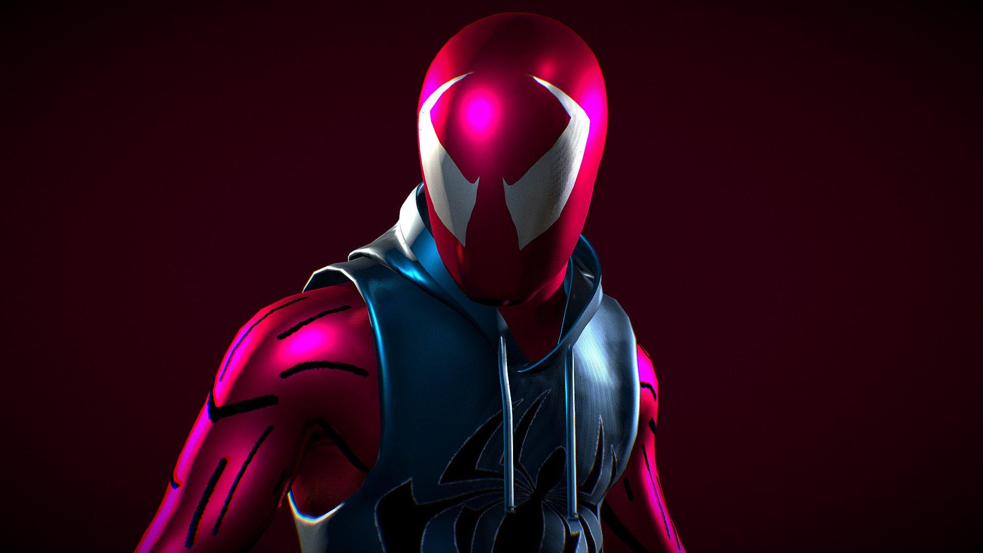 Scarlet Spider Across The Spider Verse Free 3D model by CVRxEarth [724089e]