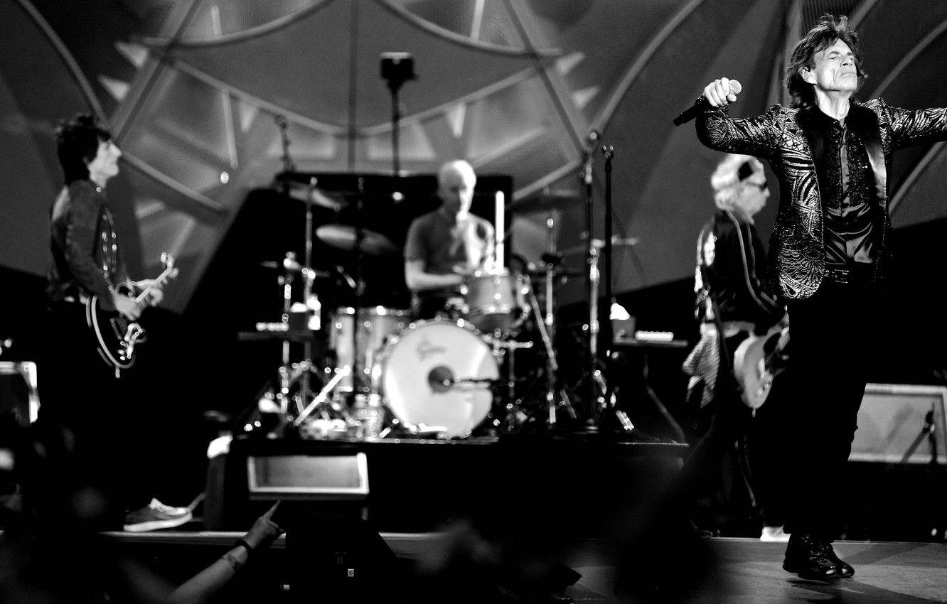 Download Drum Set Rolling Stones Wallpaper
