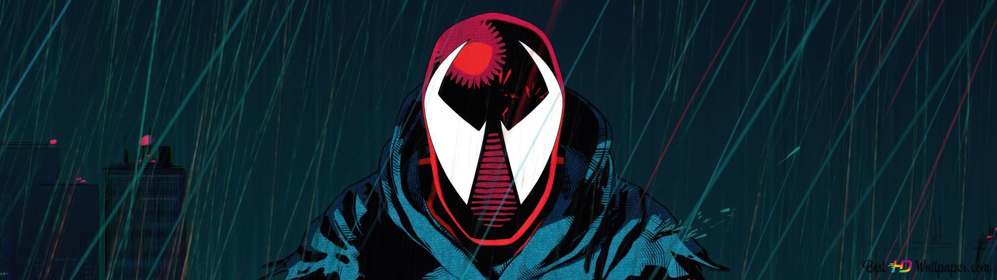 Scarlet Spider From Spider Man: Across The Spider Verse 4K Wallpaper Download