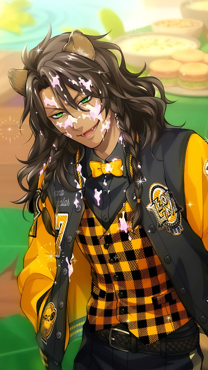 twisted wonderland tsumtsum leona kingscholar wallpaper