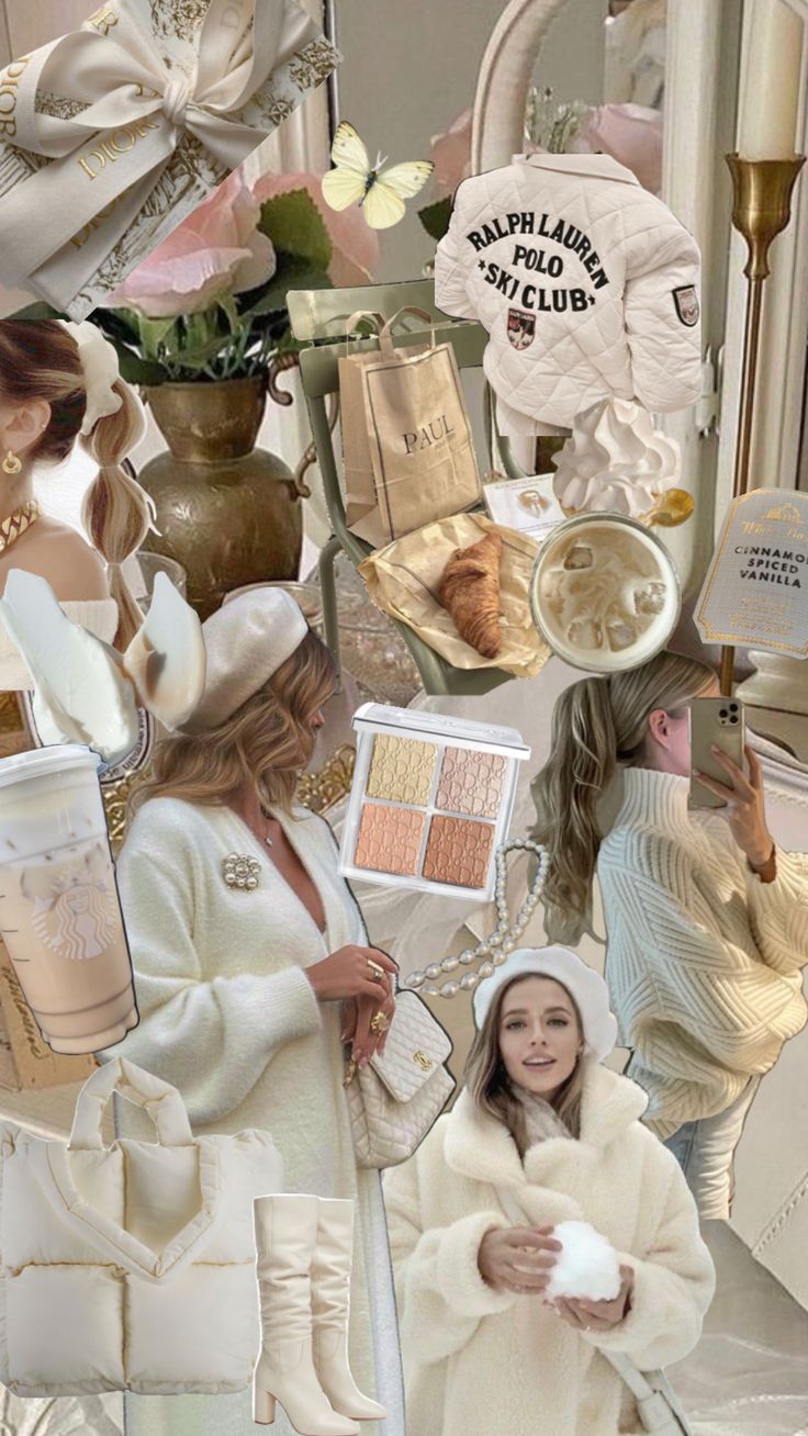 Vanilla girl aesthetic, vanilla, vanilla girl, cream, monochrome, luxury, trend
