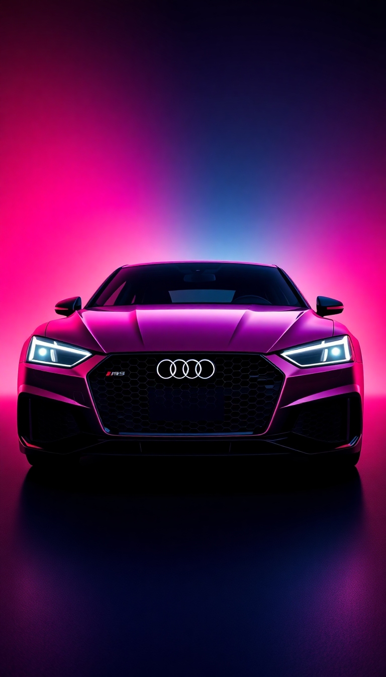 Audi Rs5 It Should Look Straight At Me With The Front Lights. Find The Perfect Balance Between Neon And Dark