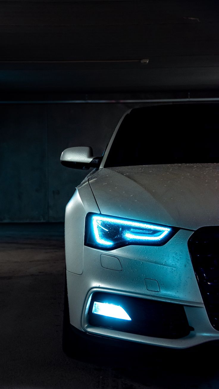 Download Wallpaper 938x1668 Audi A5, Audi, Headlight, Light, Neon, Xenon Iphone 8 7 6s 6 For Parallax HD Background