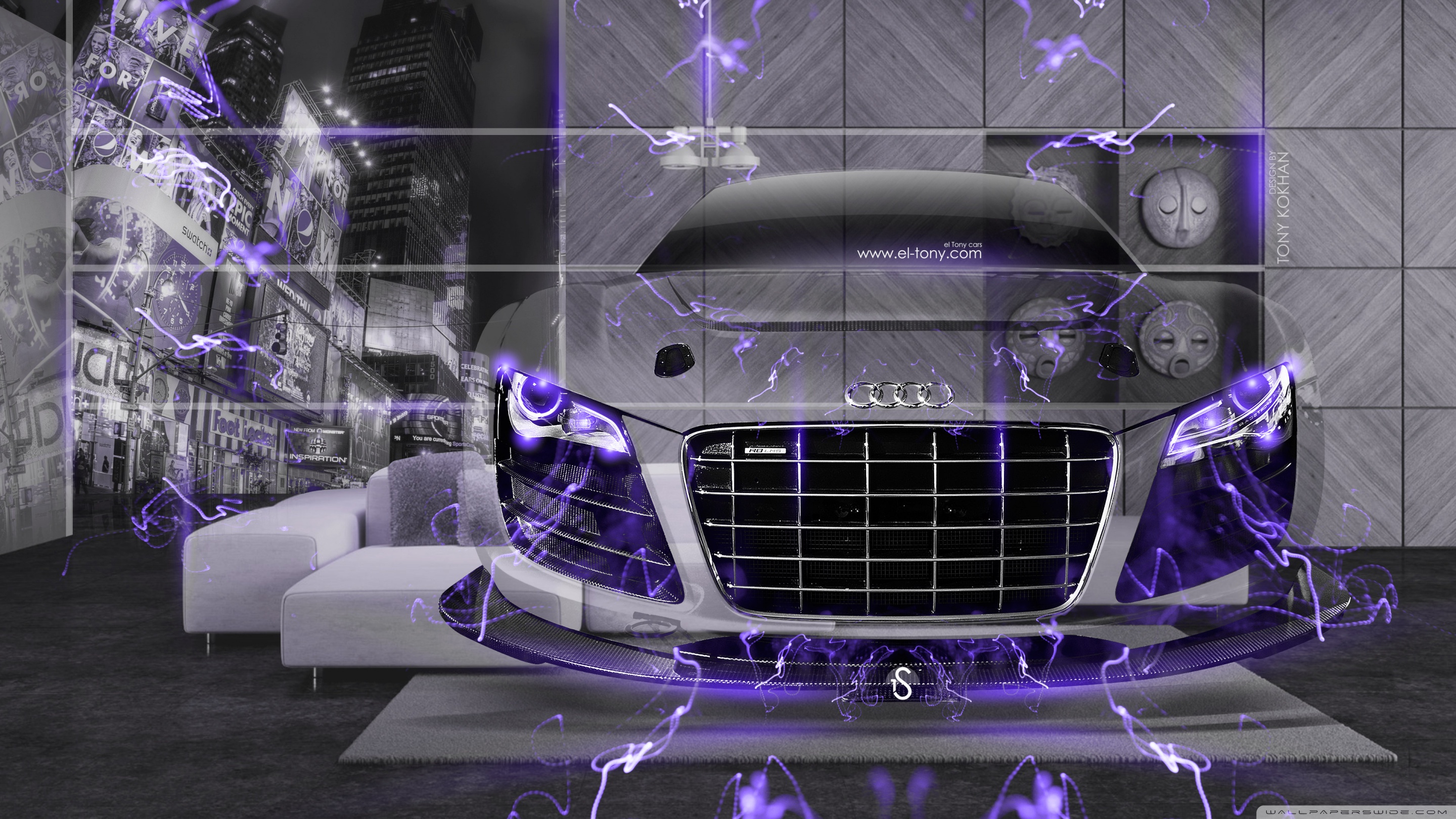 Audi R8 Fantasy Crystal Home Energy Car 2015 4K UHD Wallpaper for UltraHD Desktop and TV, Widescreen and UltraWide Display, Dual Monitor, Smartphone and Tablet Devices