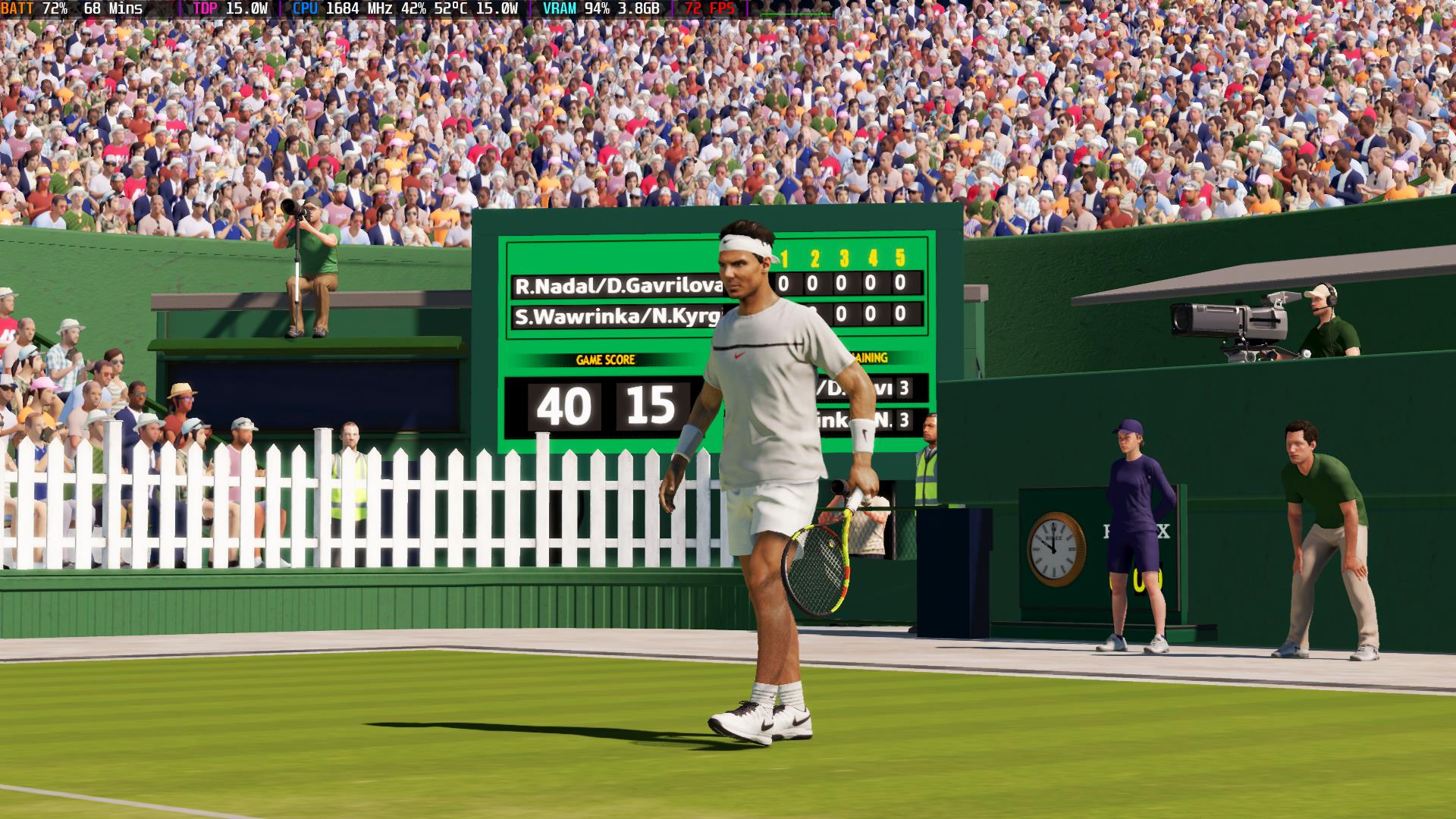 The Best Settings For AO Tennis 2 On The ROG Ally