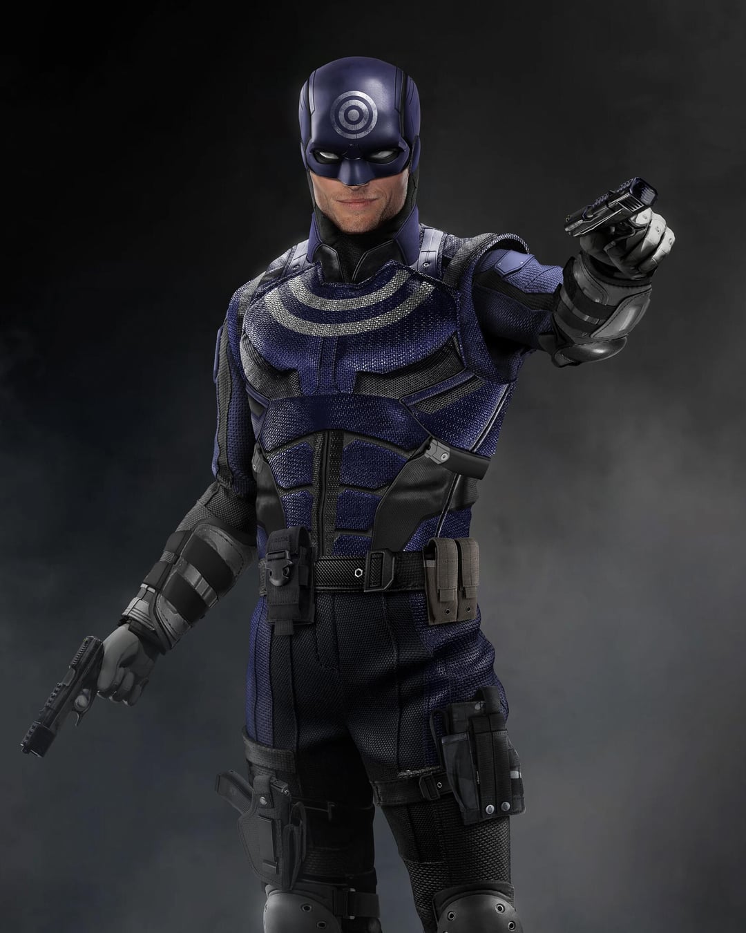 when will Wilson Bethel wear the traditional bullseye suit?