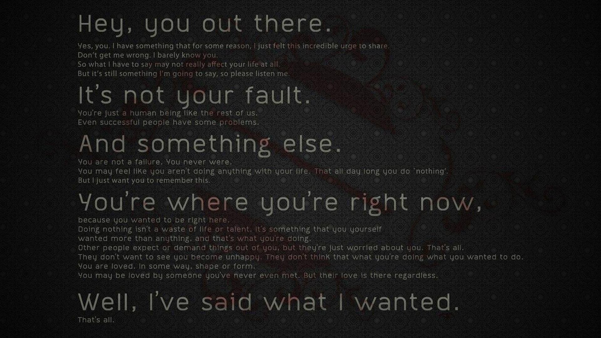 quote Wallpaper HD / Desktop and Mobile Background