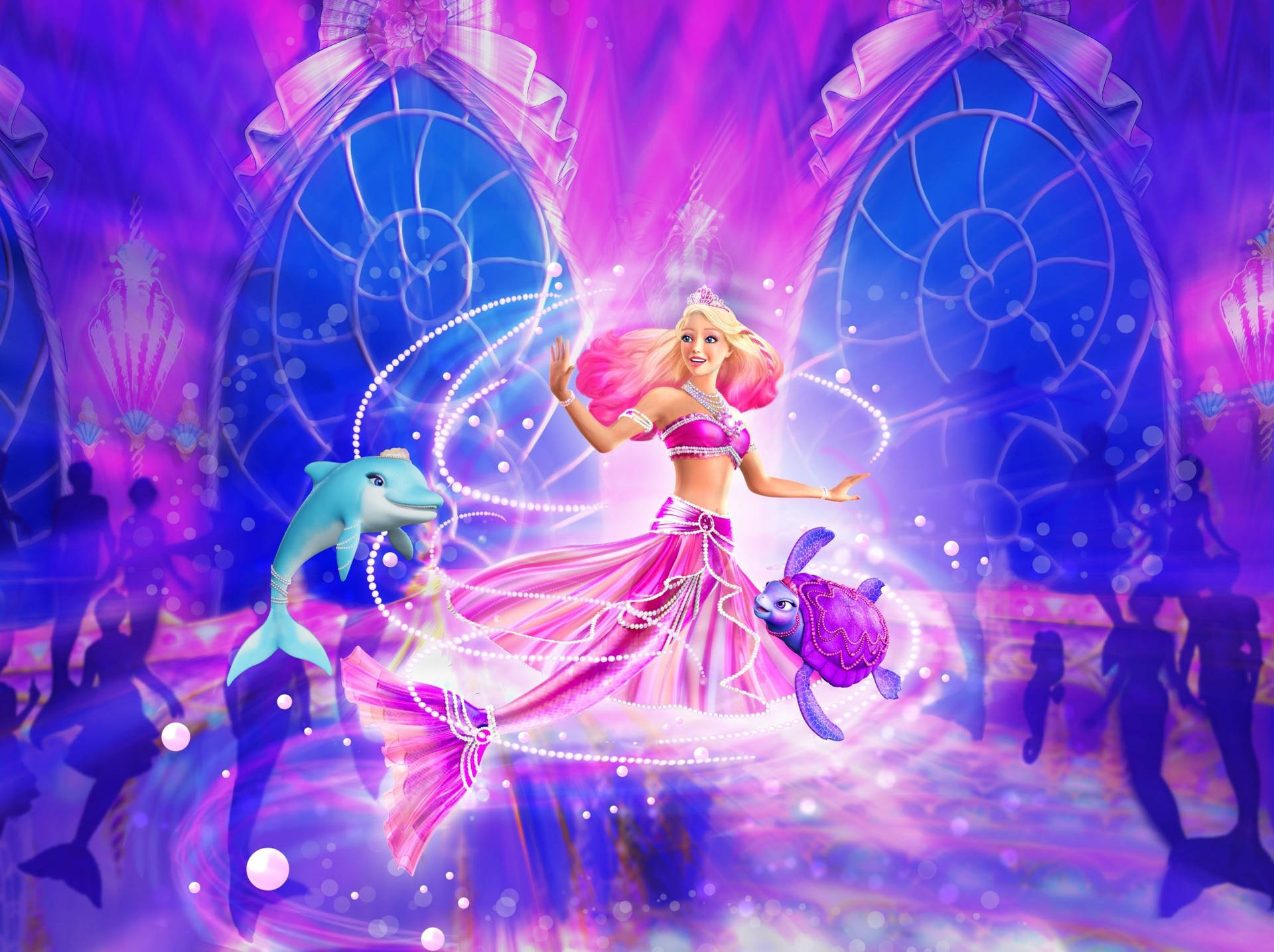 Download Barbie Princess Mermaid Tale Wallpaper