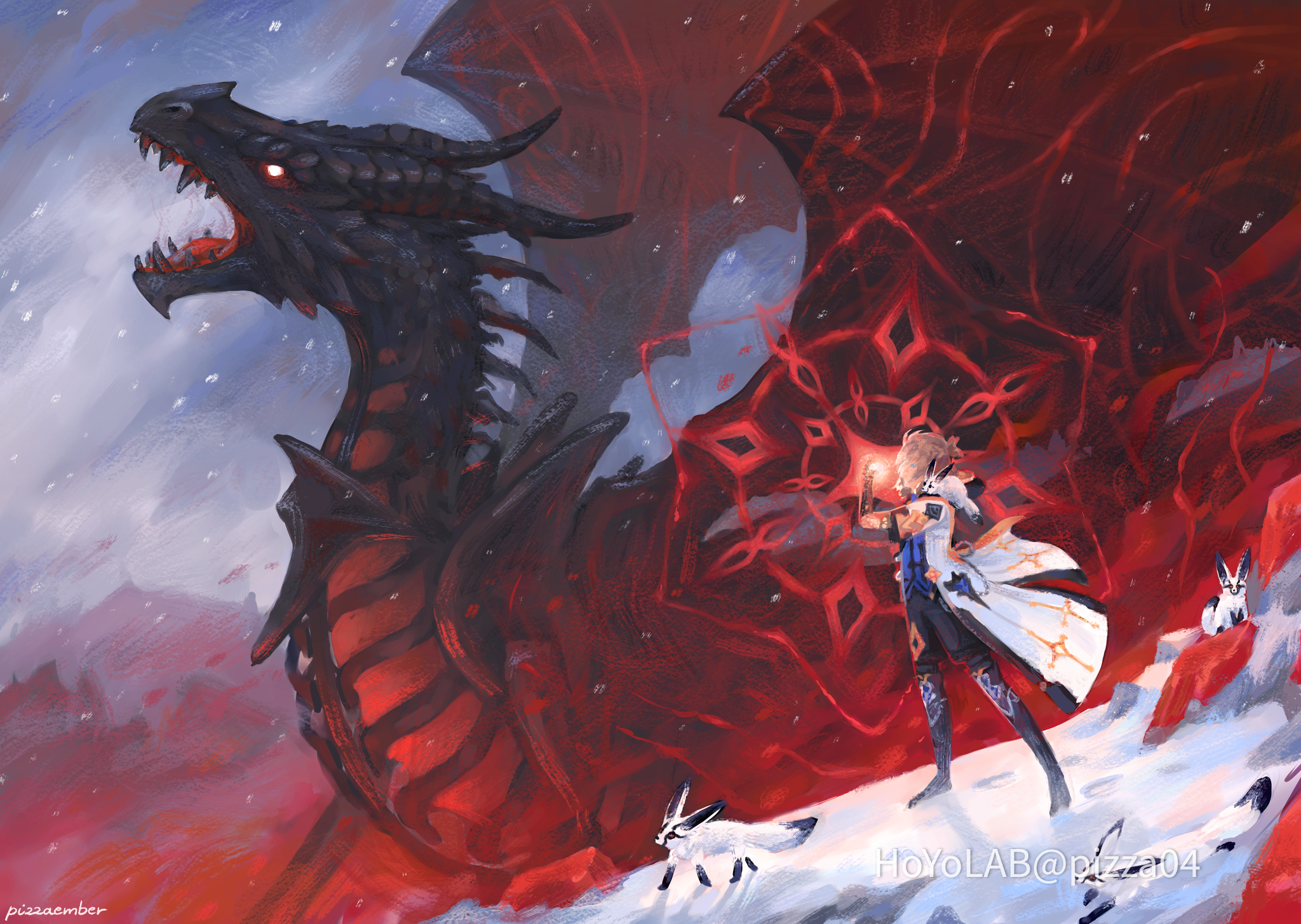 Albedo and Durin Genshin Impact