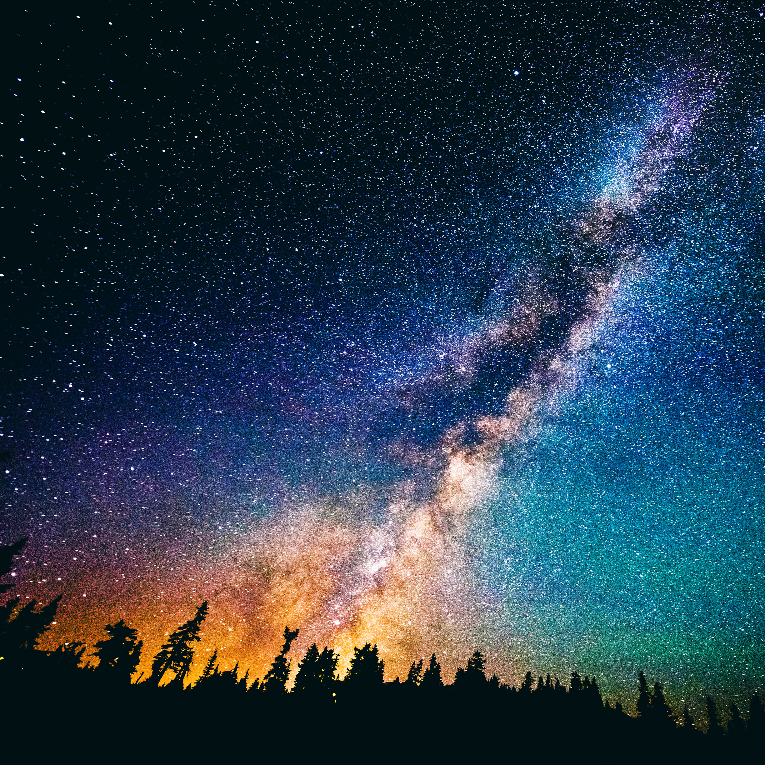 Wallpaper of the week: starred night sky