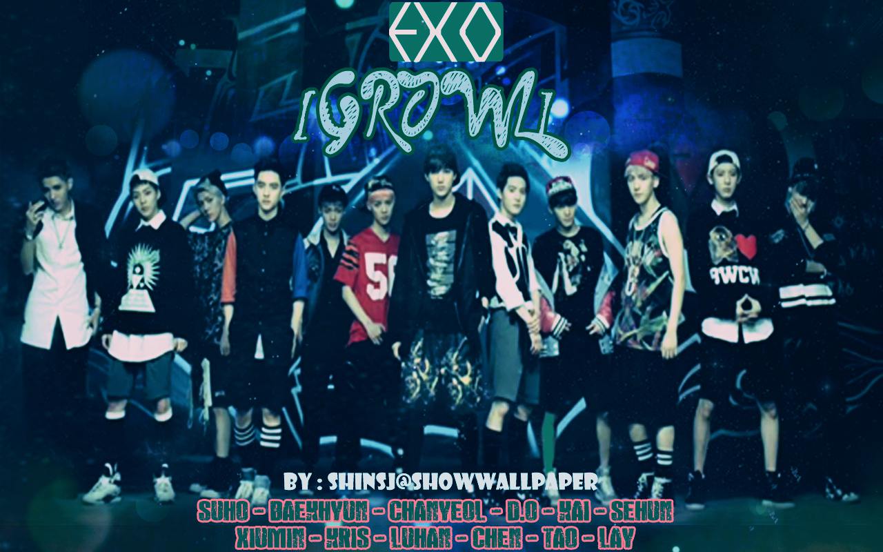 EXO GROWL :TEASER: Ver.2 Wallpaper by -ShinSJ