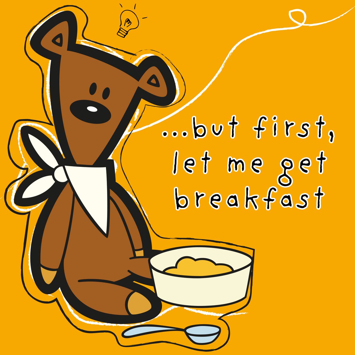 Food comes first! #mrbean #teddy #wednesdaywisdom