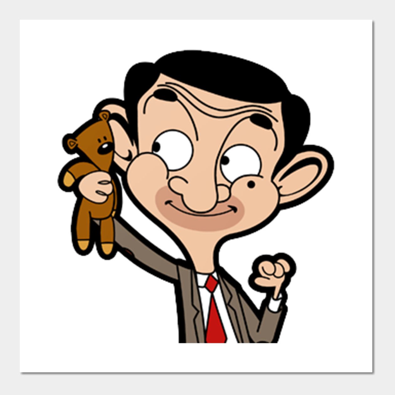 Shop cartoon mr bean teddy Hotsell