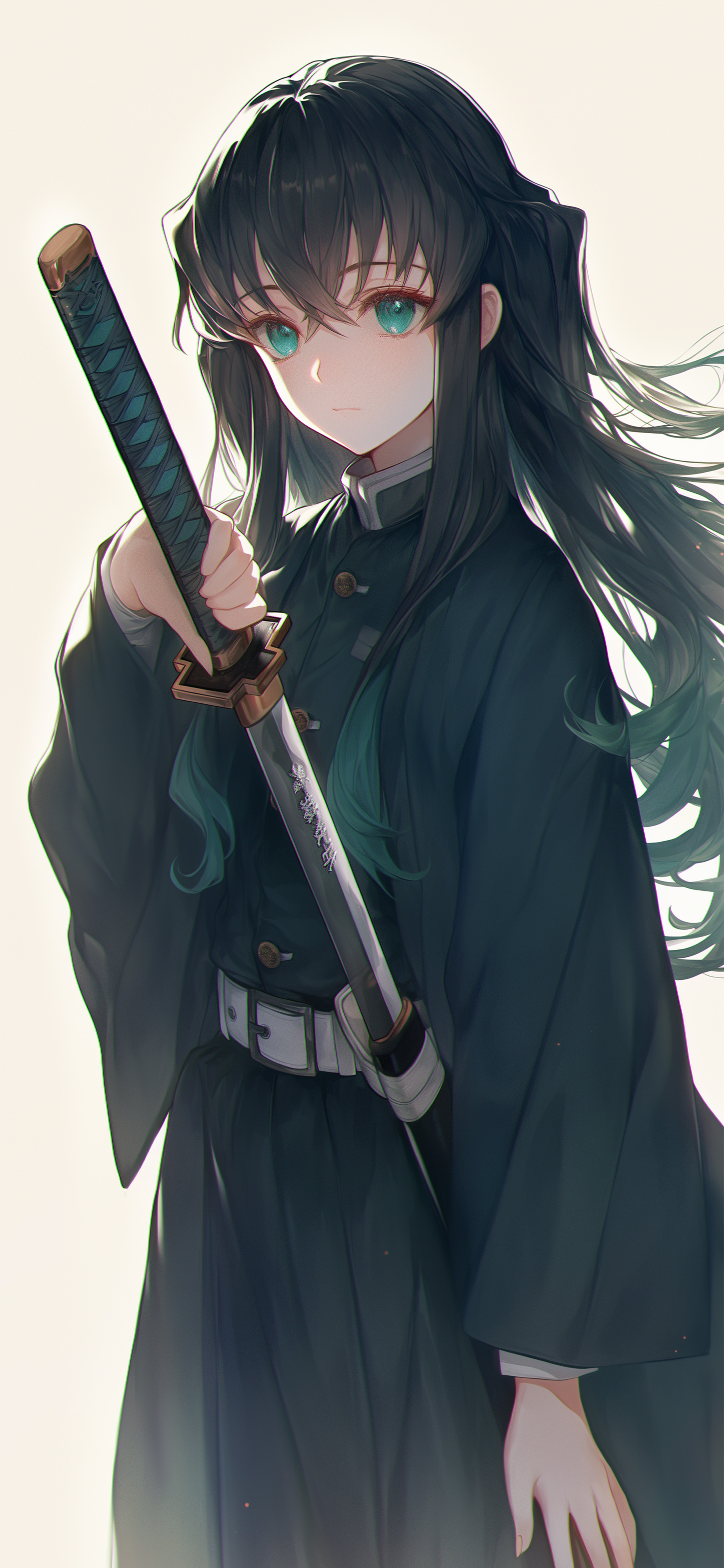 Muichiro Tokito Demon Slayer Blurred Scene Wallpaper iPhone