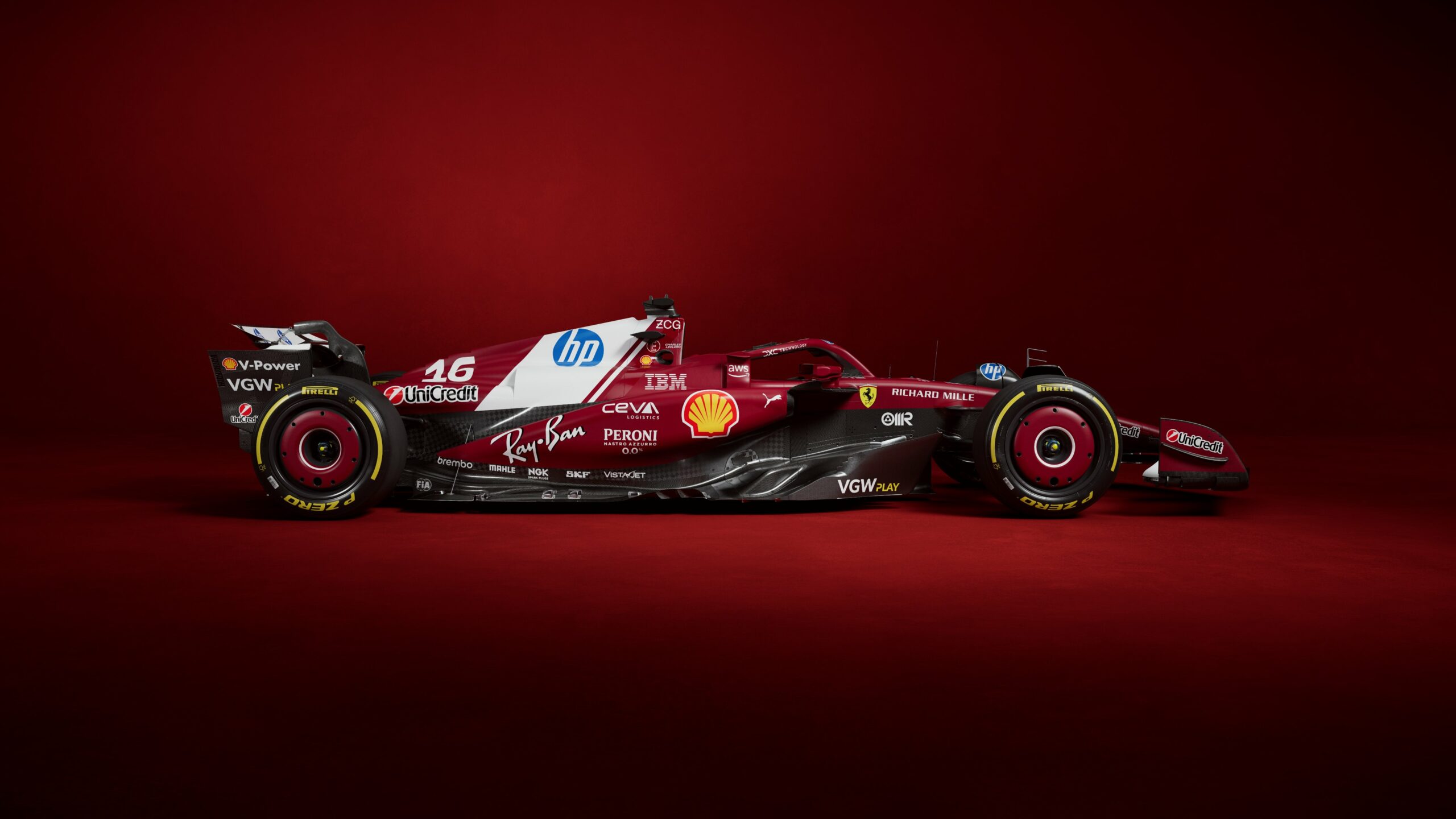 Ferrari releases first image of F1 2025 car