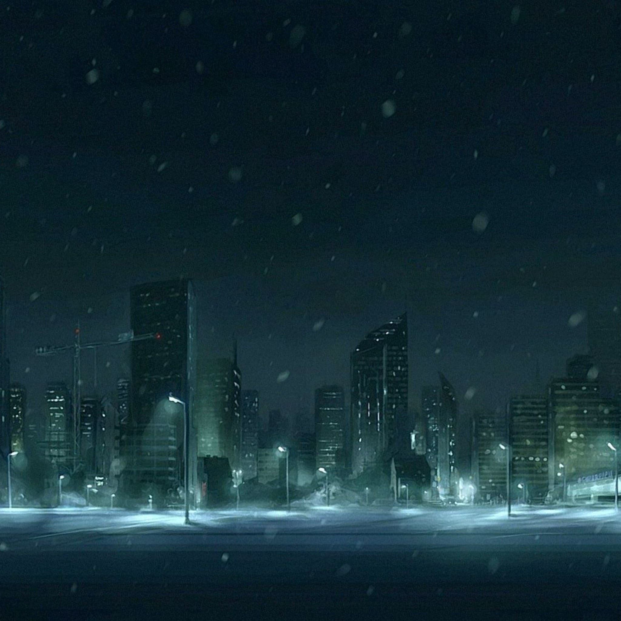Winter Snow Figure iPad Air Wallpaper Free Download