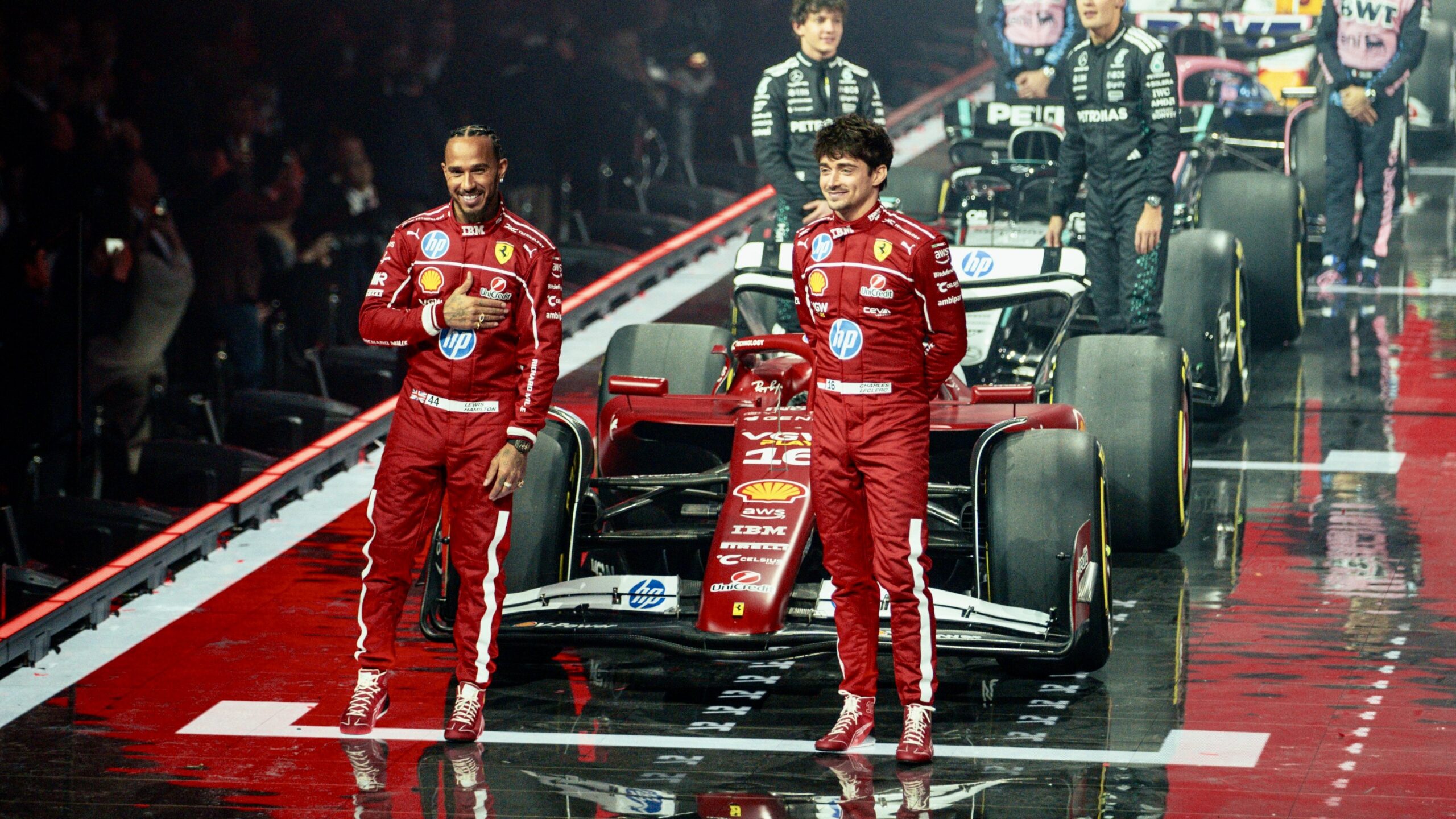 Leclerc poised for glory as Ferrari unveils 2025 Challenger alongside Hamilton in London.MC
