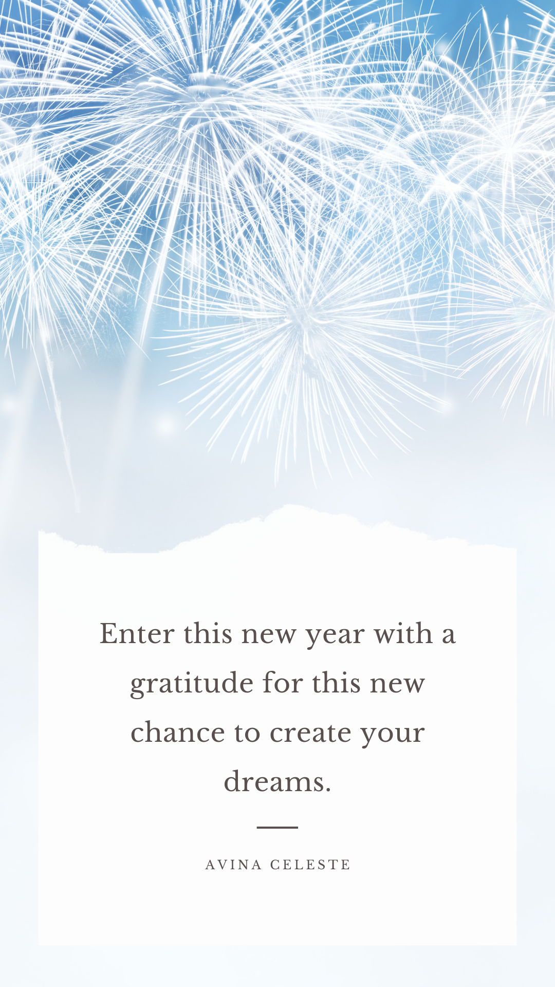 Quote Wallpaper about New Beginnings to Ring in the New Year