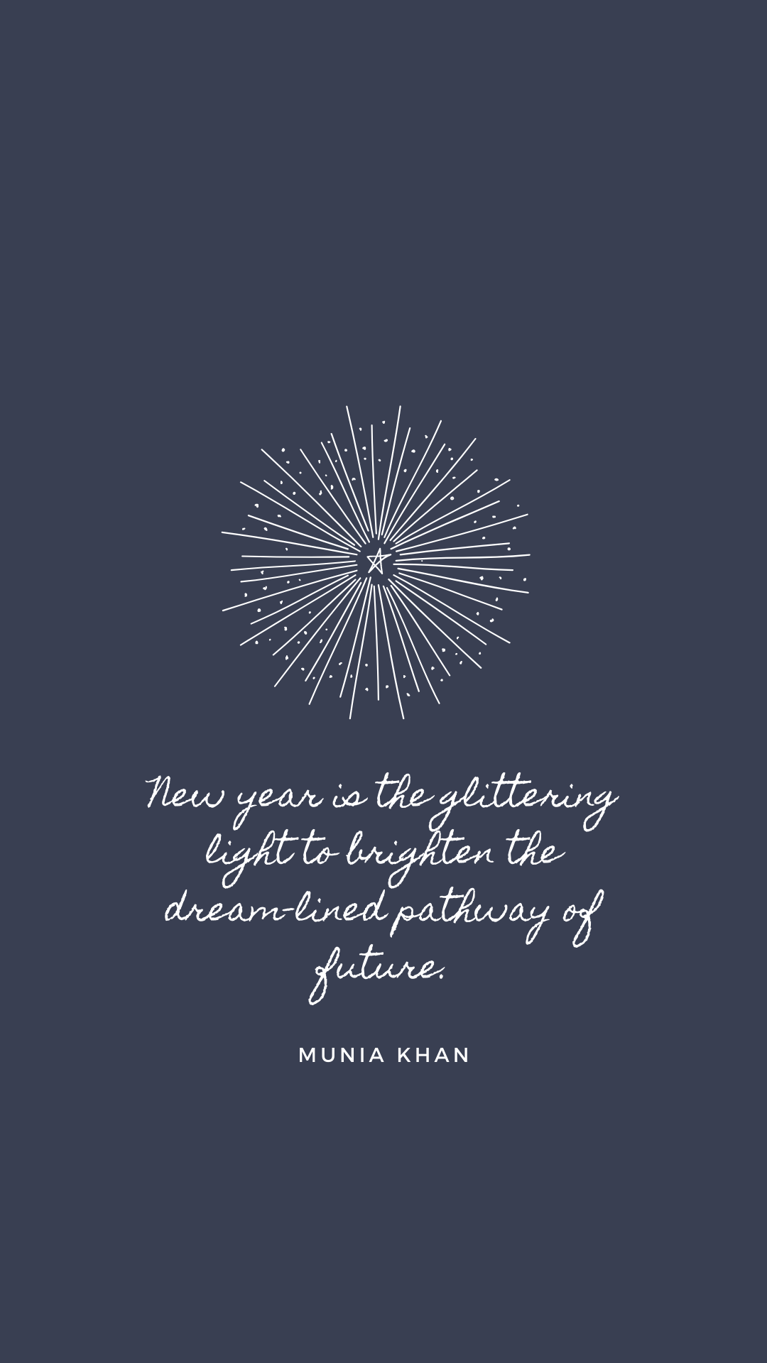Quote Wallpaper about New Beginnings to Ring in the New Year