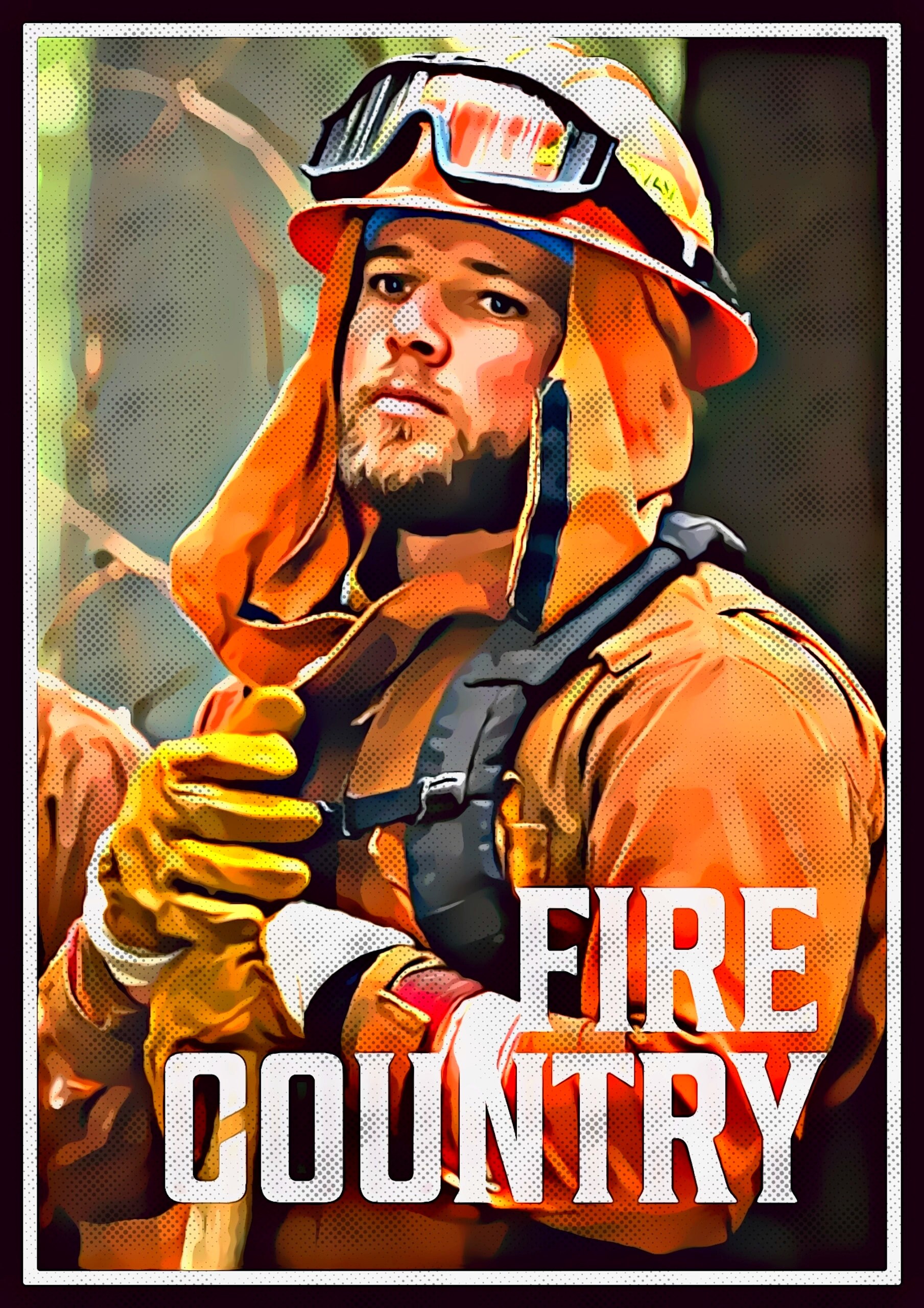 Buy Fire Country, Fire Country's Max Thieriot, TV Series Pop Art Style Tribute Poster, Wall Decor, Gift for Her Him, Birthday Gift, Wall Art Online in India