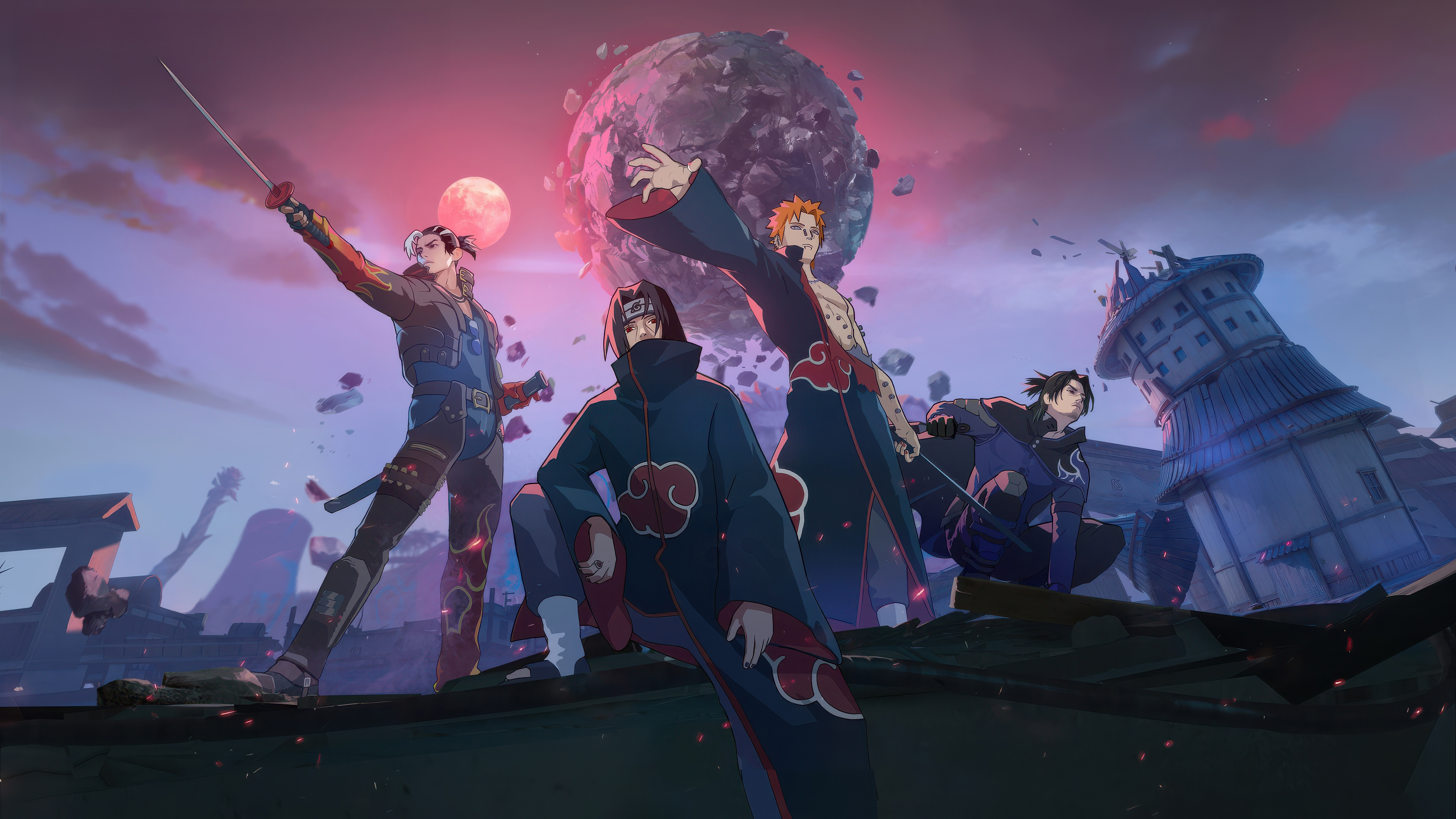 Gareena Free Fire X Naruto Shippuden Wallpaper, HD Games Wallpaper, 4k Wallpaper, Image, Background, Photos and Picture