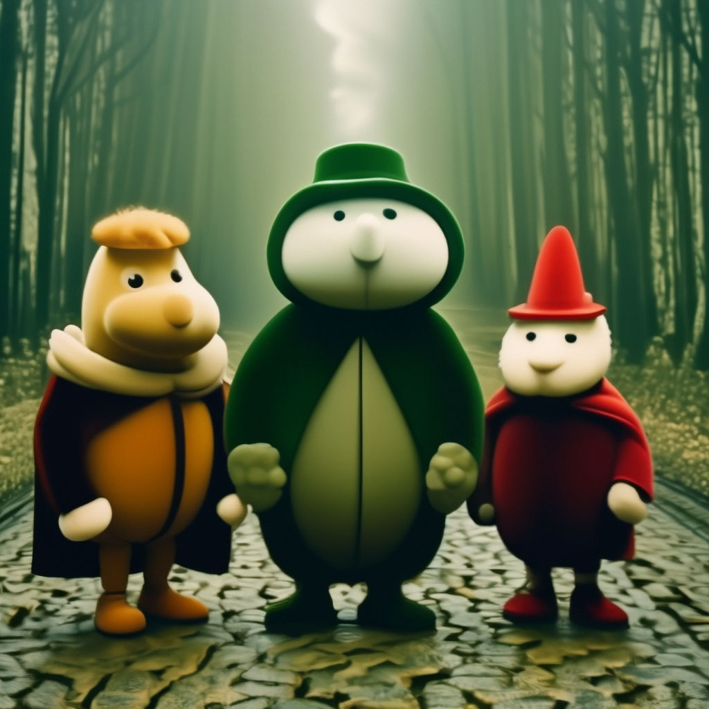 Muzzy in Gondoland and his heroes