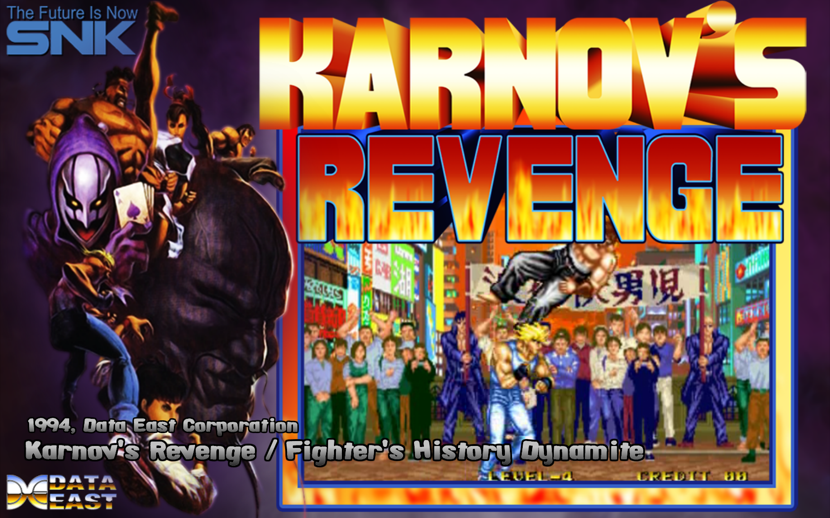 Karnov's Revenge / Fighter's History Dynamite ( karnovr ) ( MAME ) 16:9 Themes (16:9)