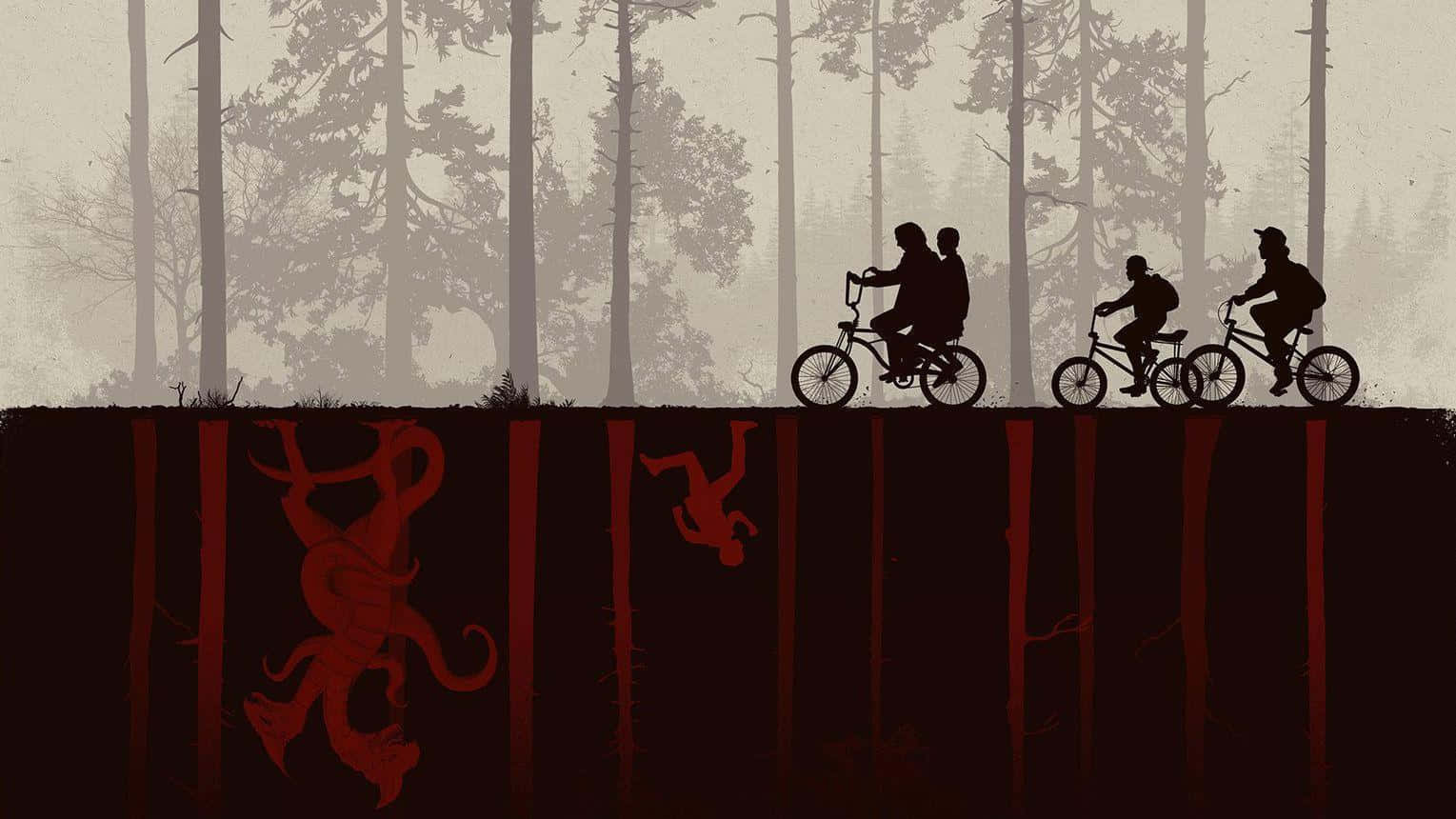Stranger Things Aesthetic Desktop Wallpaper