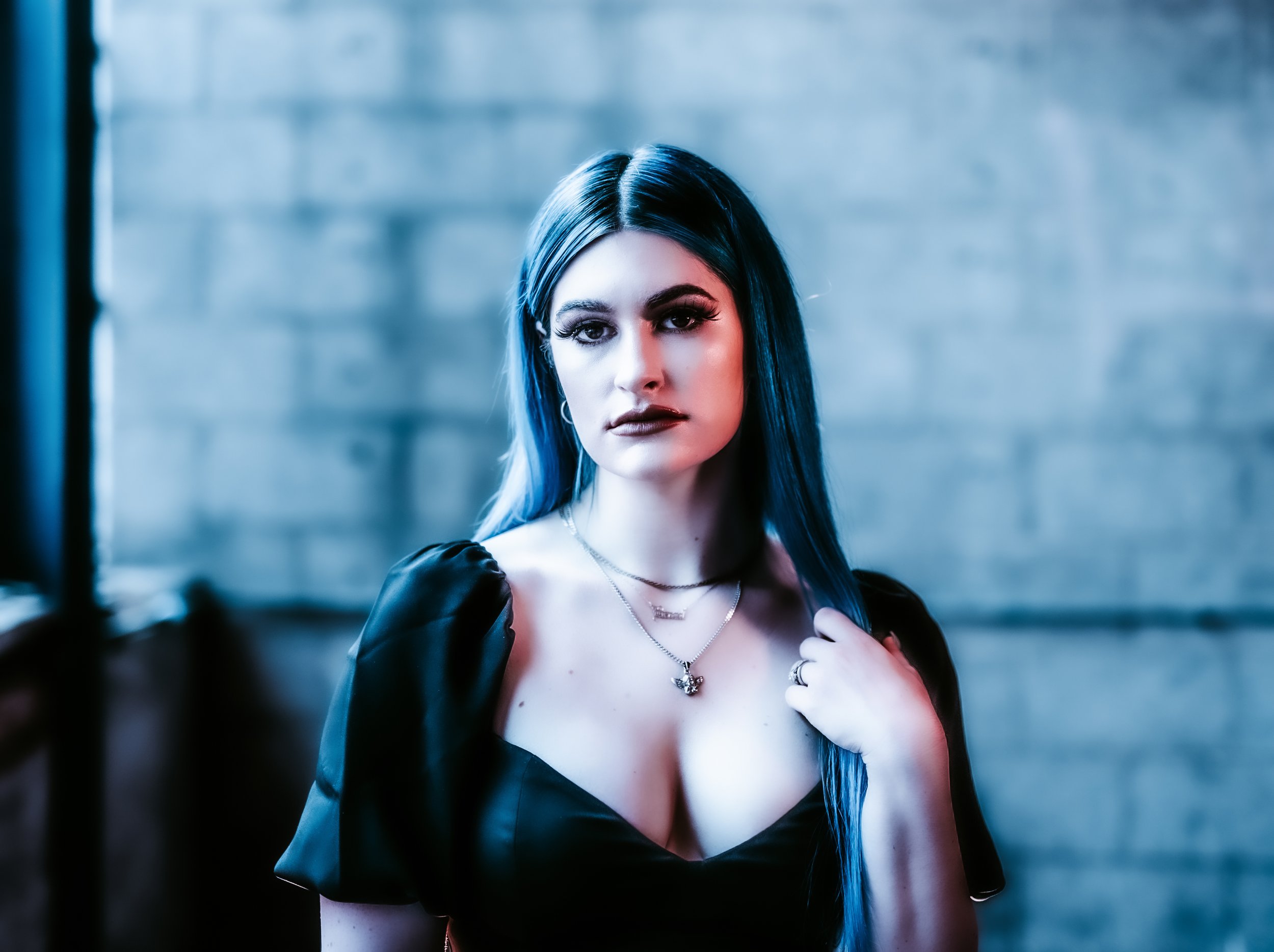 COURTNEY LAPLANTE OF SPIRITBOX JULY 2021