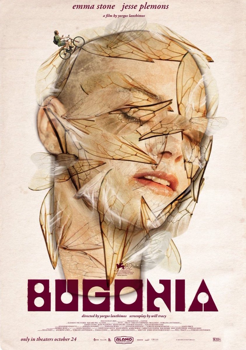 New “BUGONIA” poster featuring Emma Stone