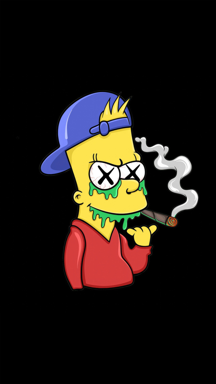 Bart Simpson Minimal 5k iPhone 6, iPhone 6S, iPhone 7 , HD 4k Wallpaper, Image, Background, Photos and Picture
