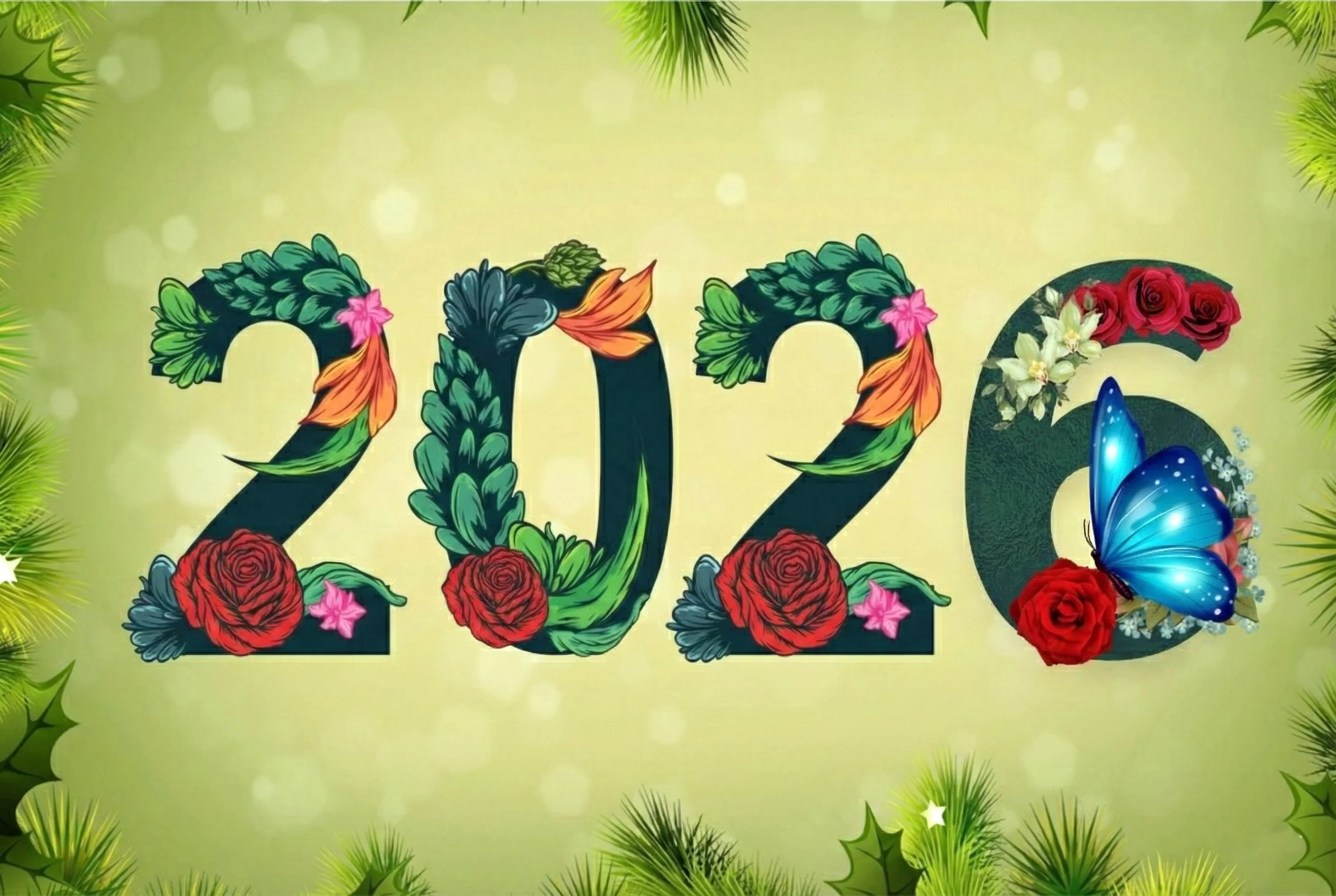 Happy New Year 2026 Background Image In HD